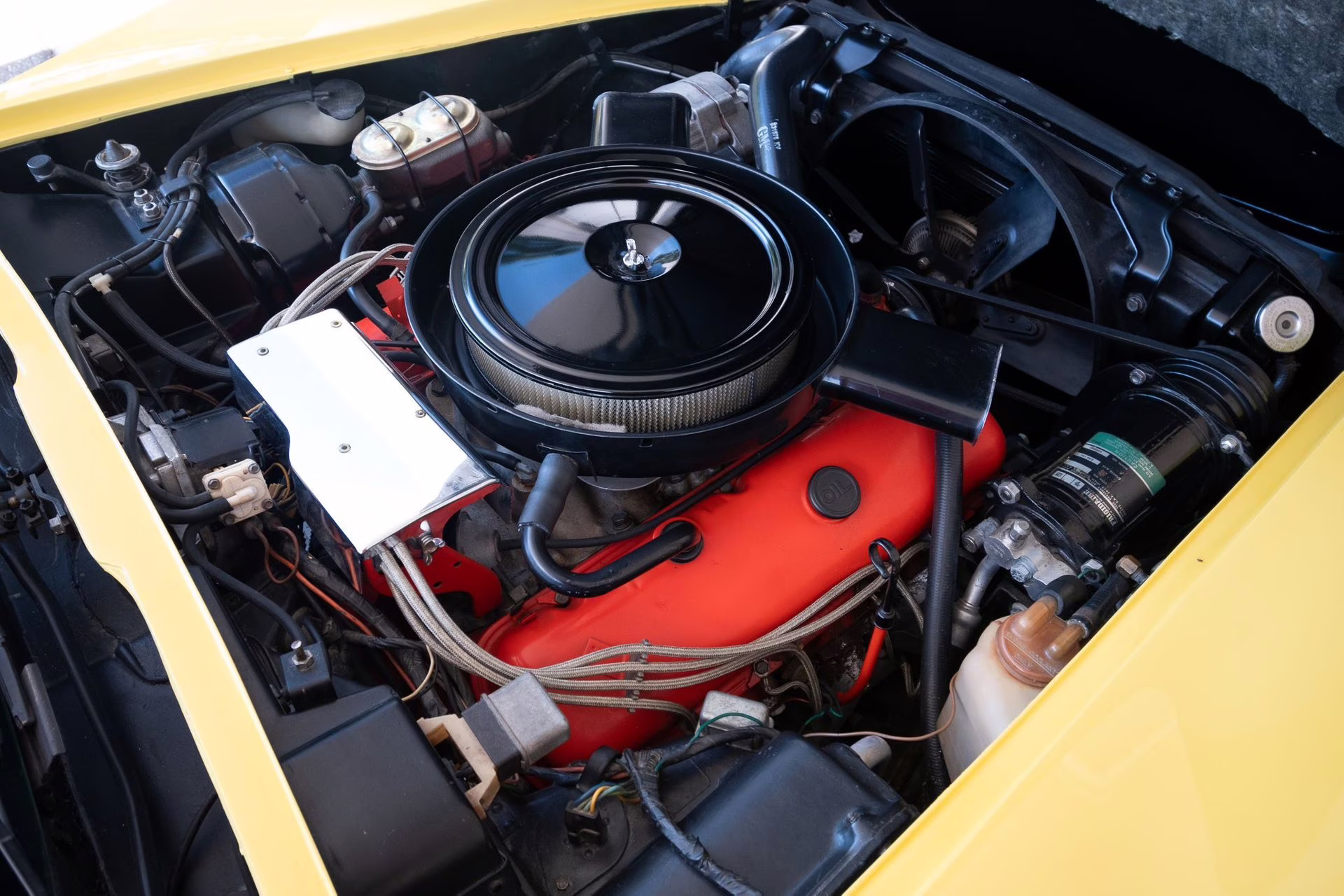 1974 Bright Yellow Chevrolet Corvette