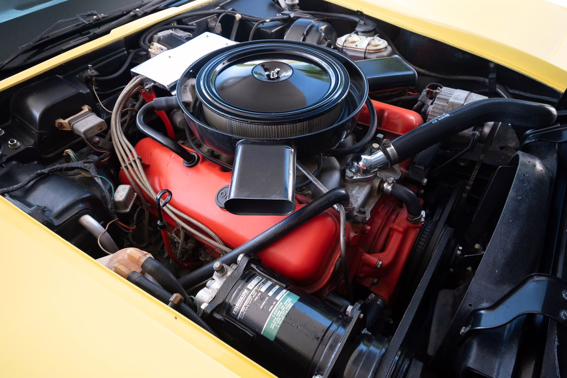1974 Bright Yellow Chevrolet Corvette