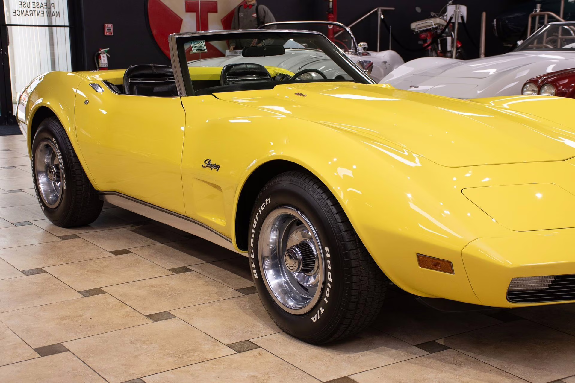 1974 Bright Yellow Chevrolet Corvette