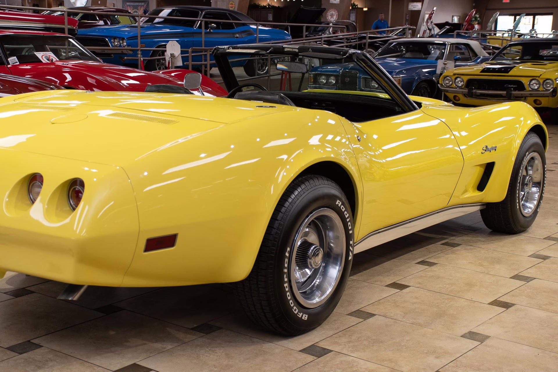 1974 Bright Yellow Chevrolet Corvette