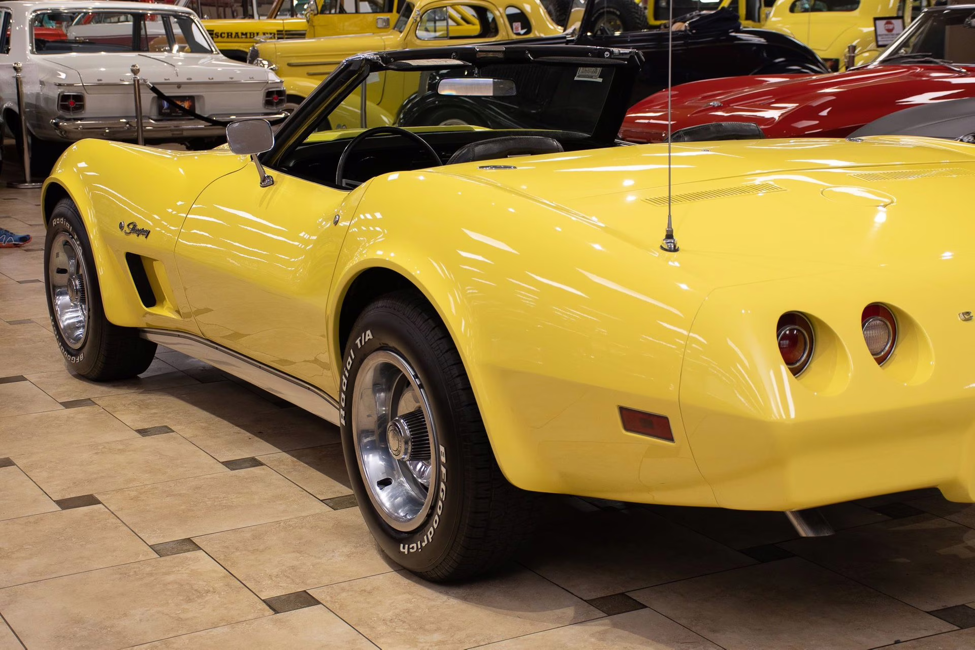 1974 Bright Yellow Chevrolet Corvette