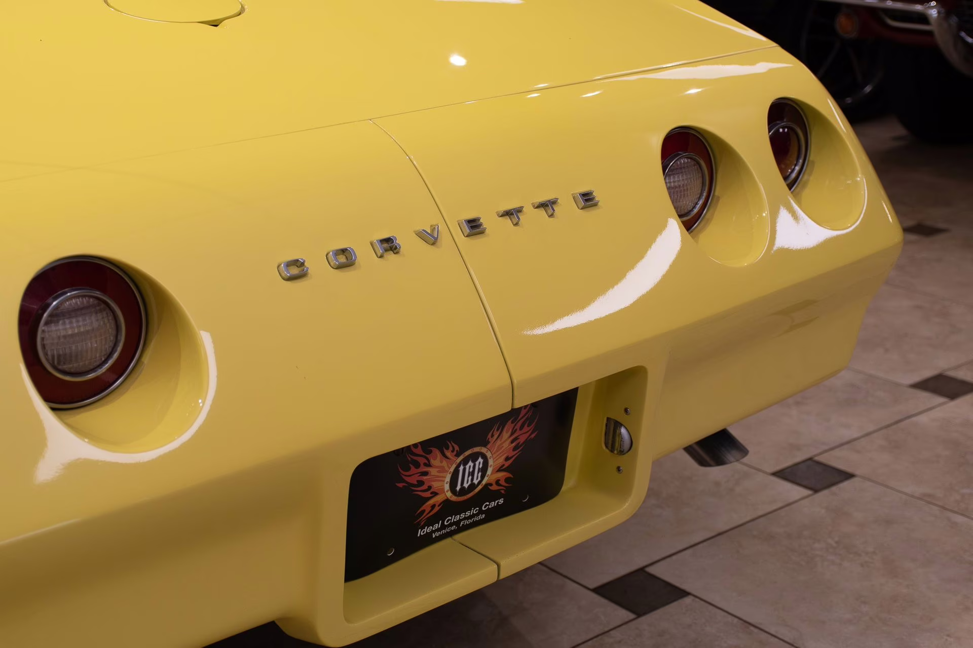 1974 Bright Yellow Chevrolet Corvette