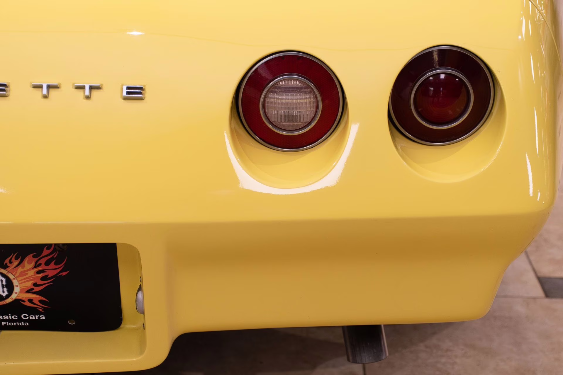 1974 Bright Yellow Chevrolet Corvette