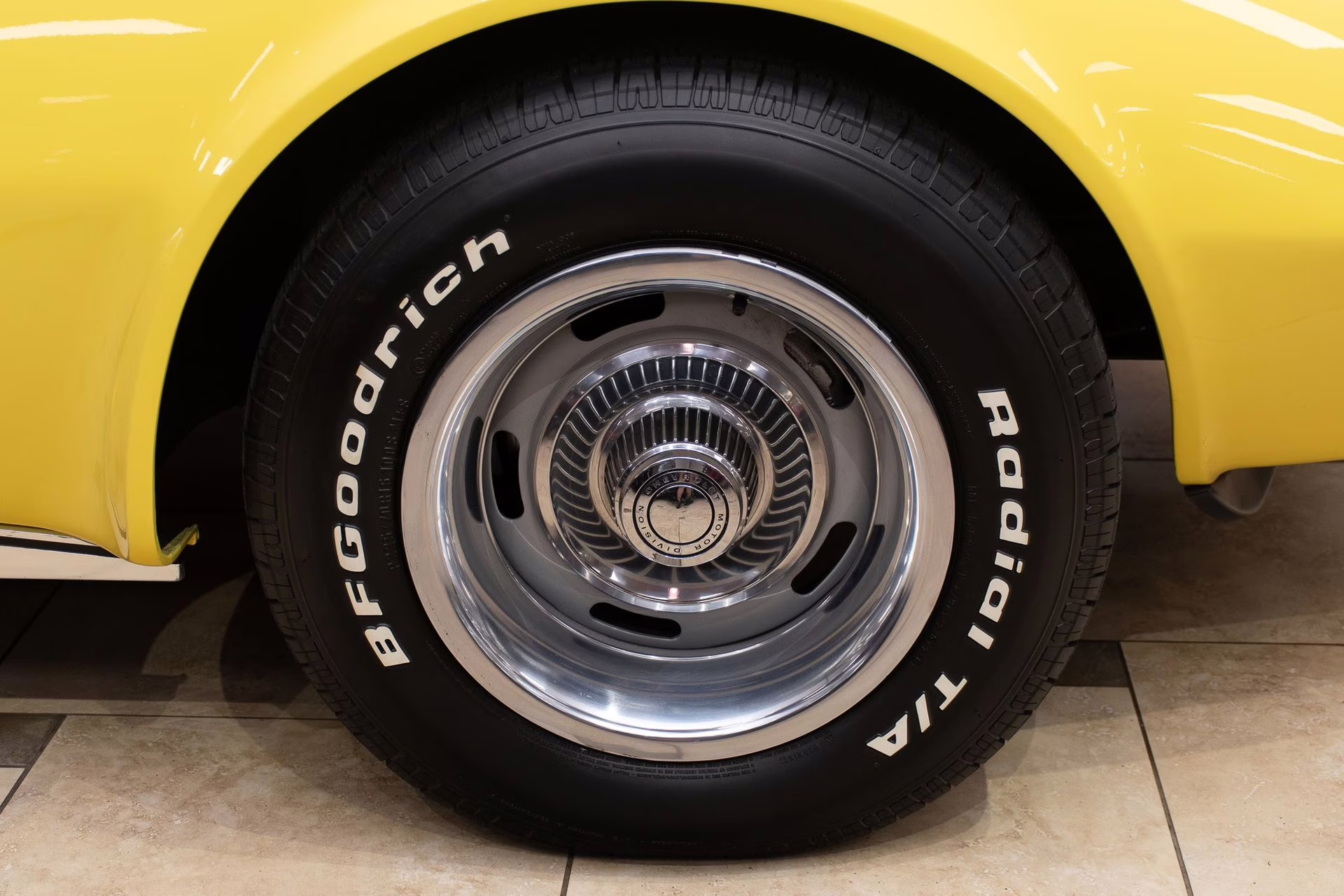 1974 Bright Yellow Chevrolet Corvette