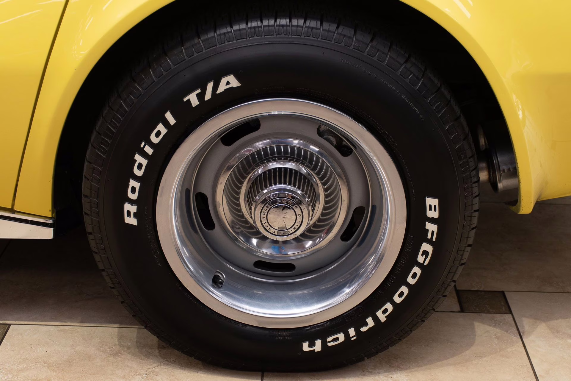 1974 Bright Yellow Chevrolet Corvette