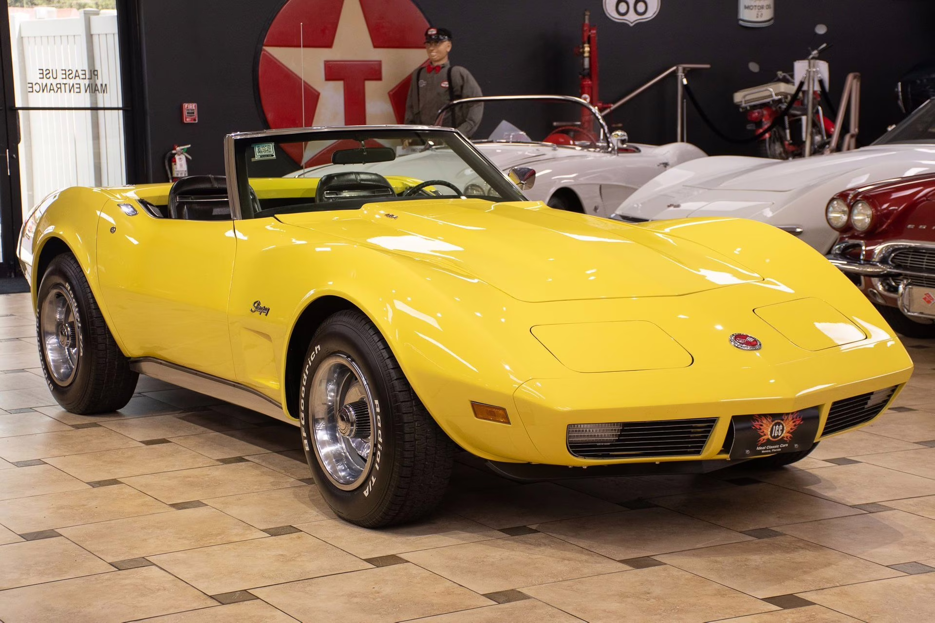 1974 Bright Yellow Chevrolet Corvette