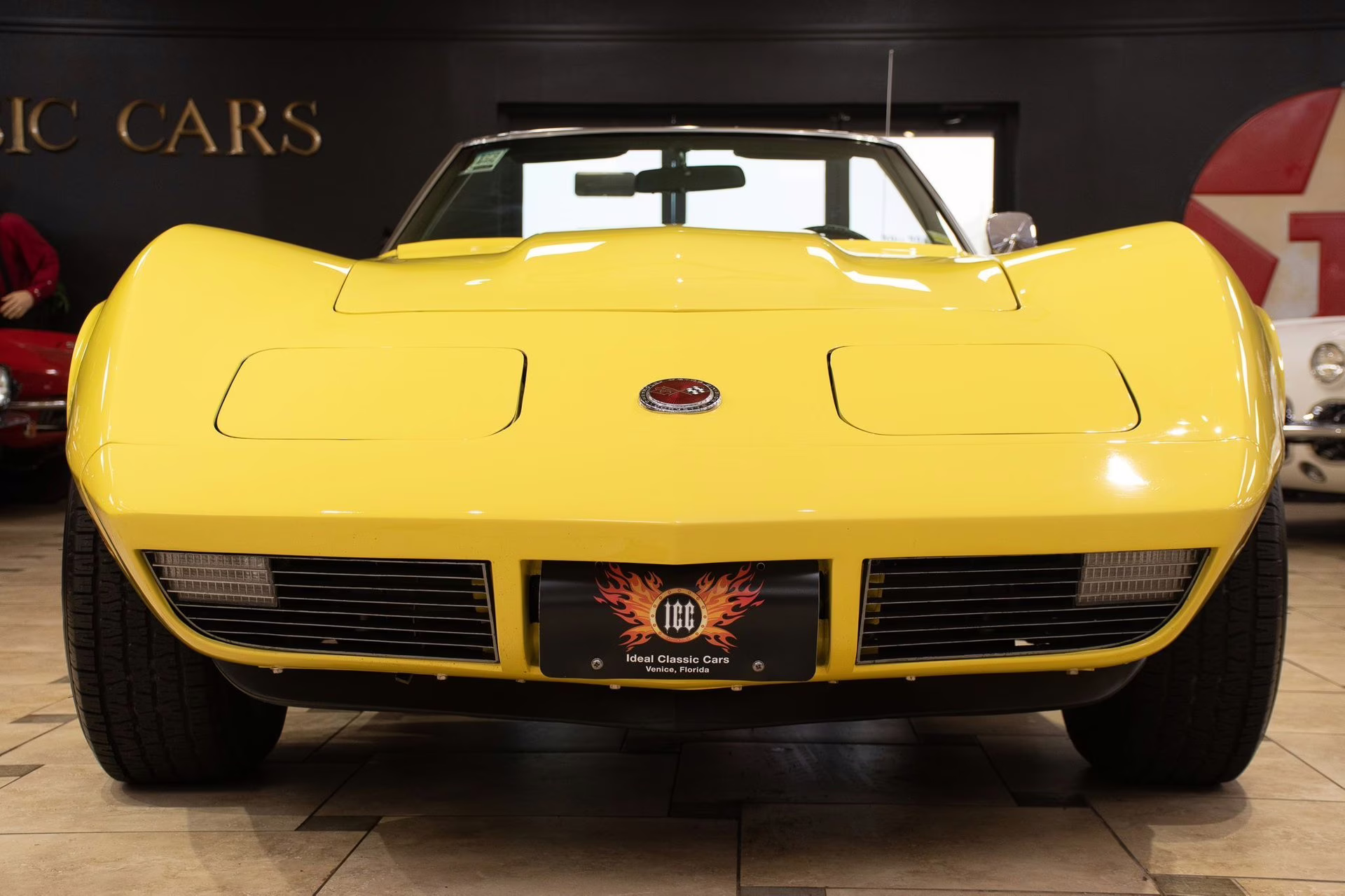 1974 Bright Yellow Chevrolet Corvette