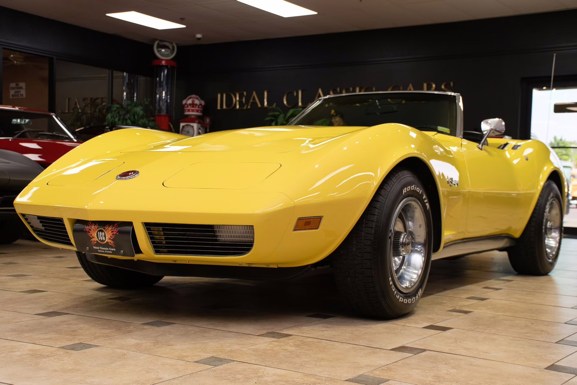 1974 Bright Yellow Chevrolet Corvette