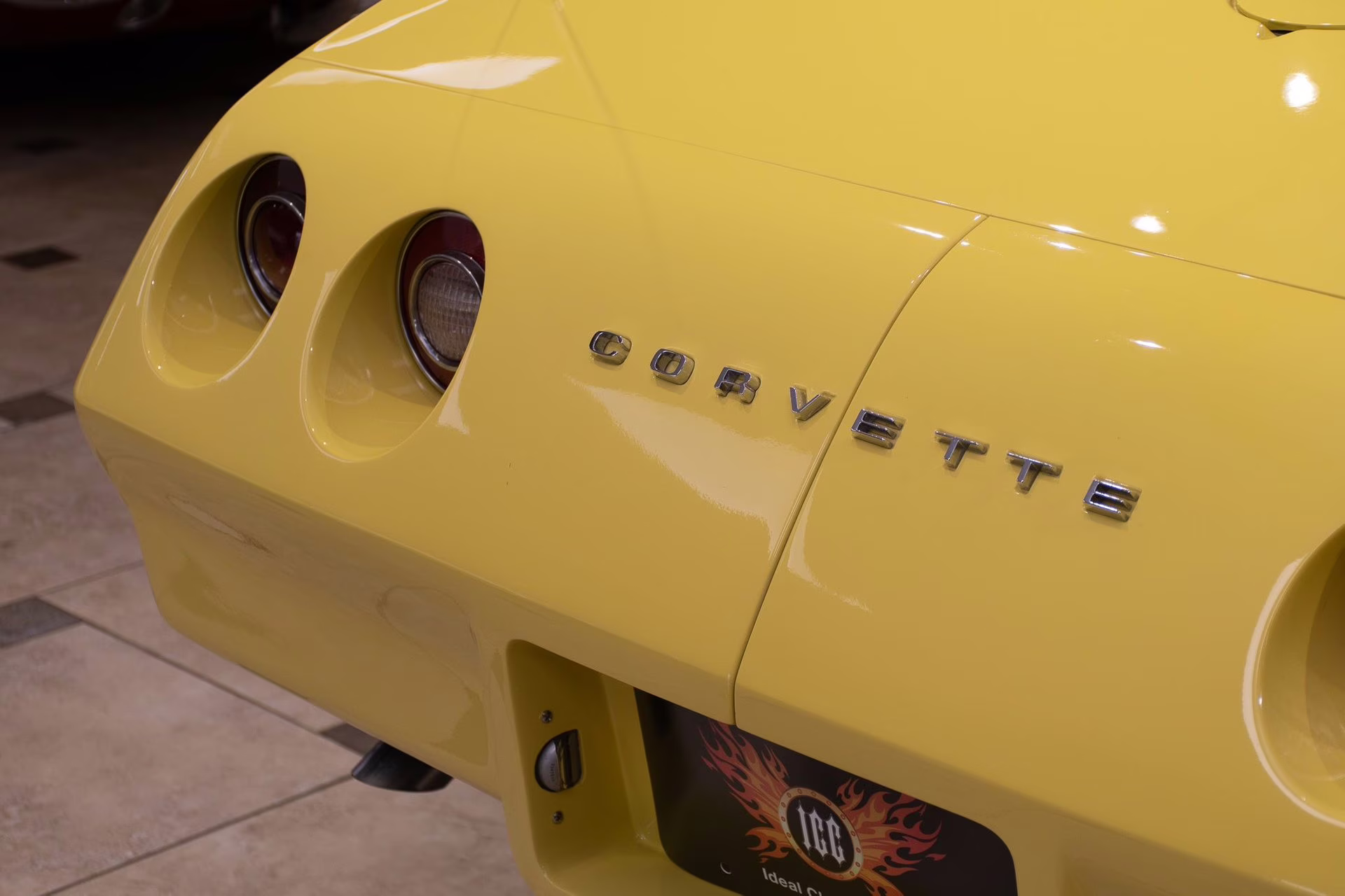 1974 Bright Yellow Chevrolet Corvette