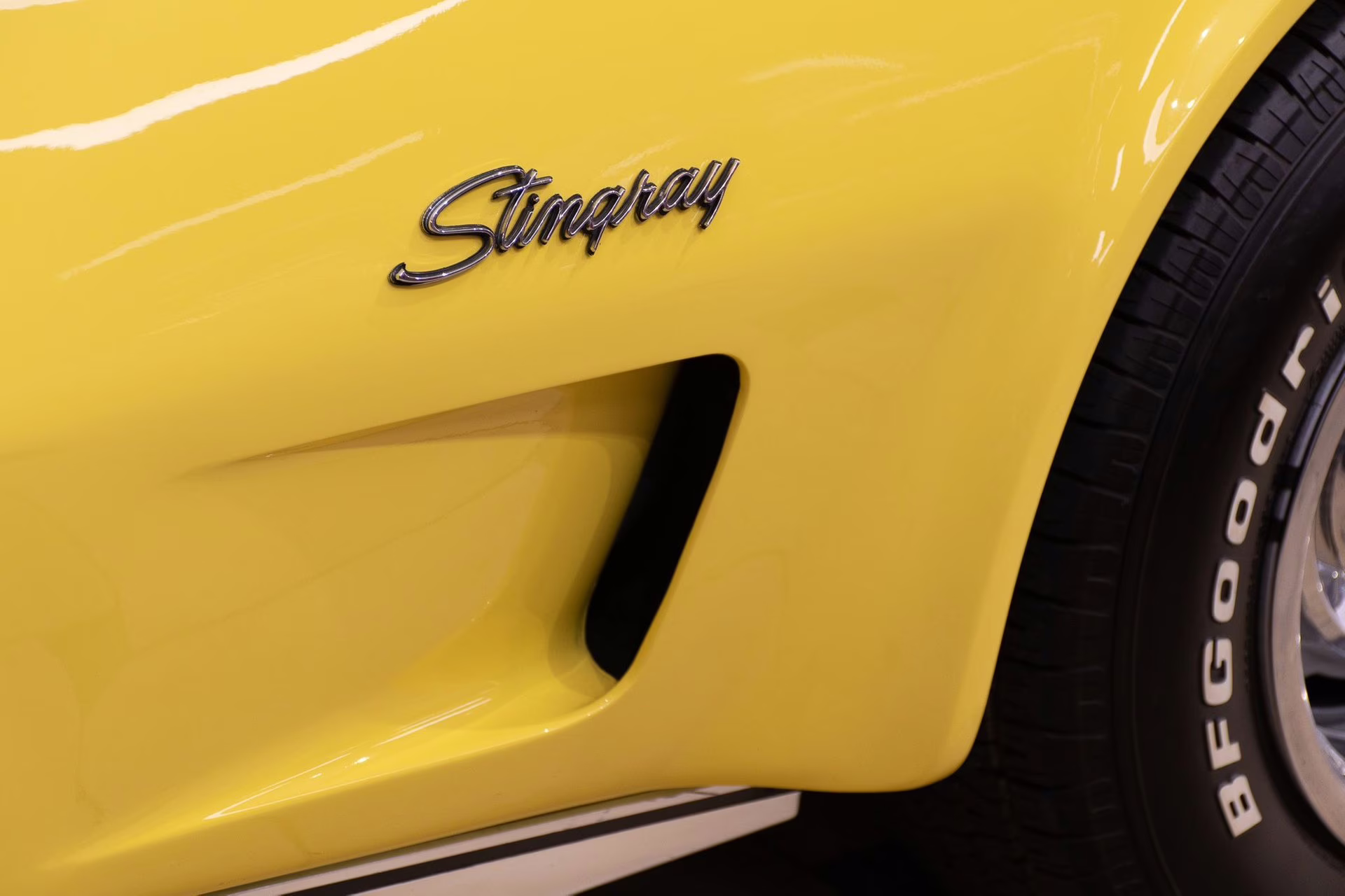 1974 Bright Yellow Chevrolet Corvette