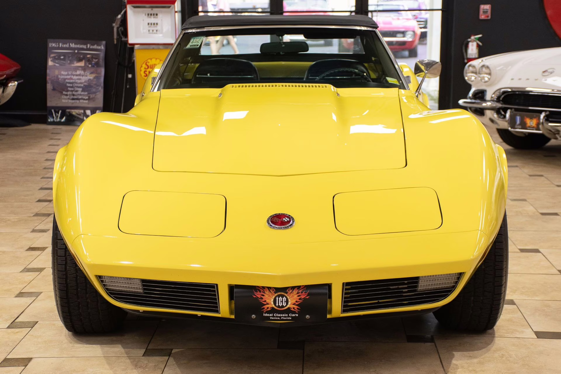 1974 Bright Yellow Chevrolet Corvette