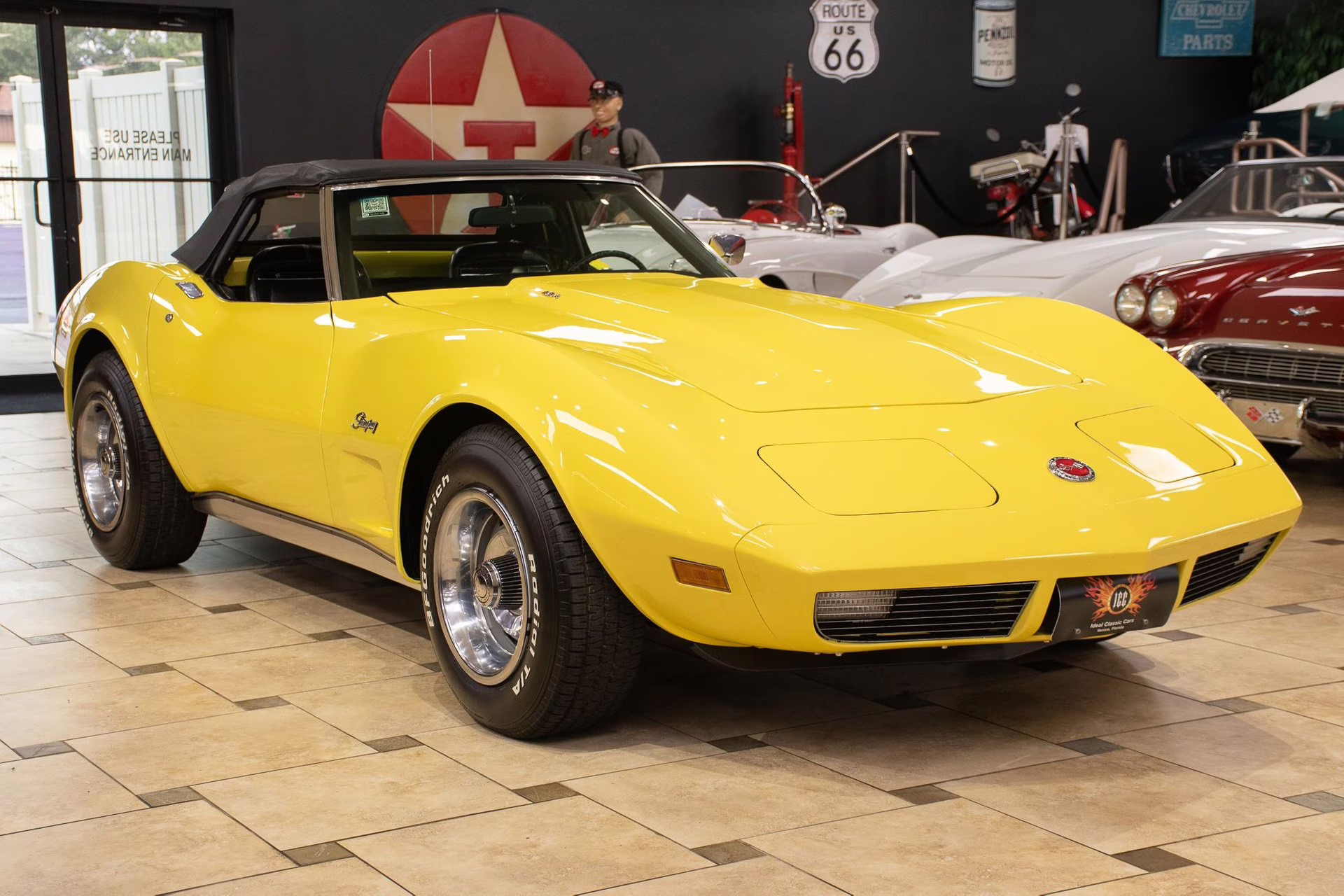 1974 Bright Yellow Chevrolet Corvette