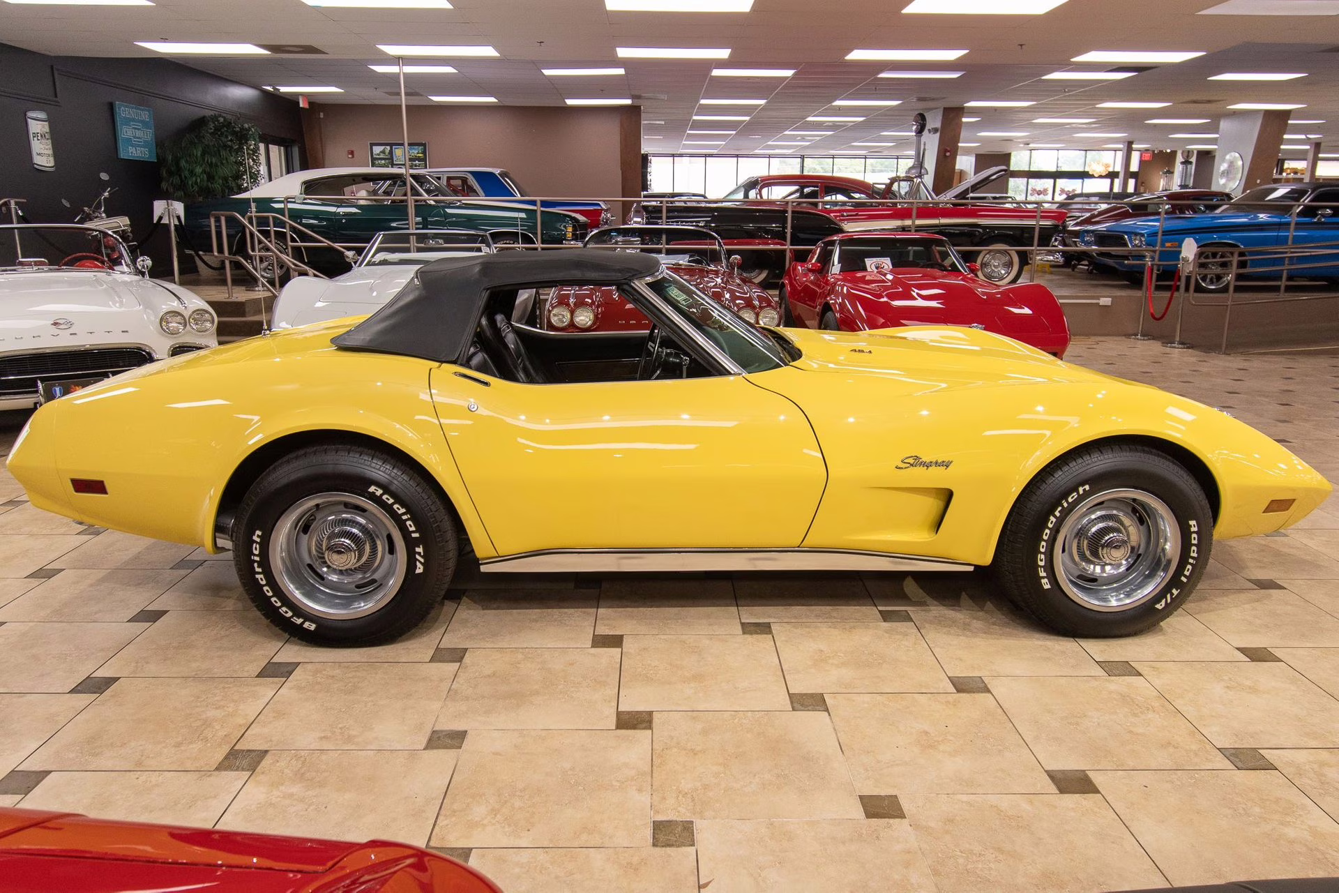 1974 Bright Yellow Chevrolet Corvette