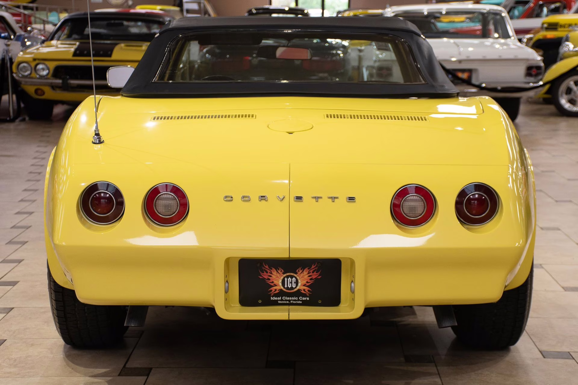 1974 Bright Yellow Chevrolet Corvette