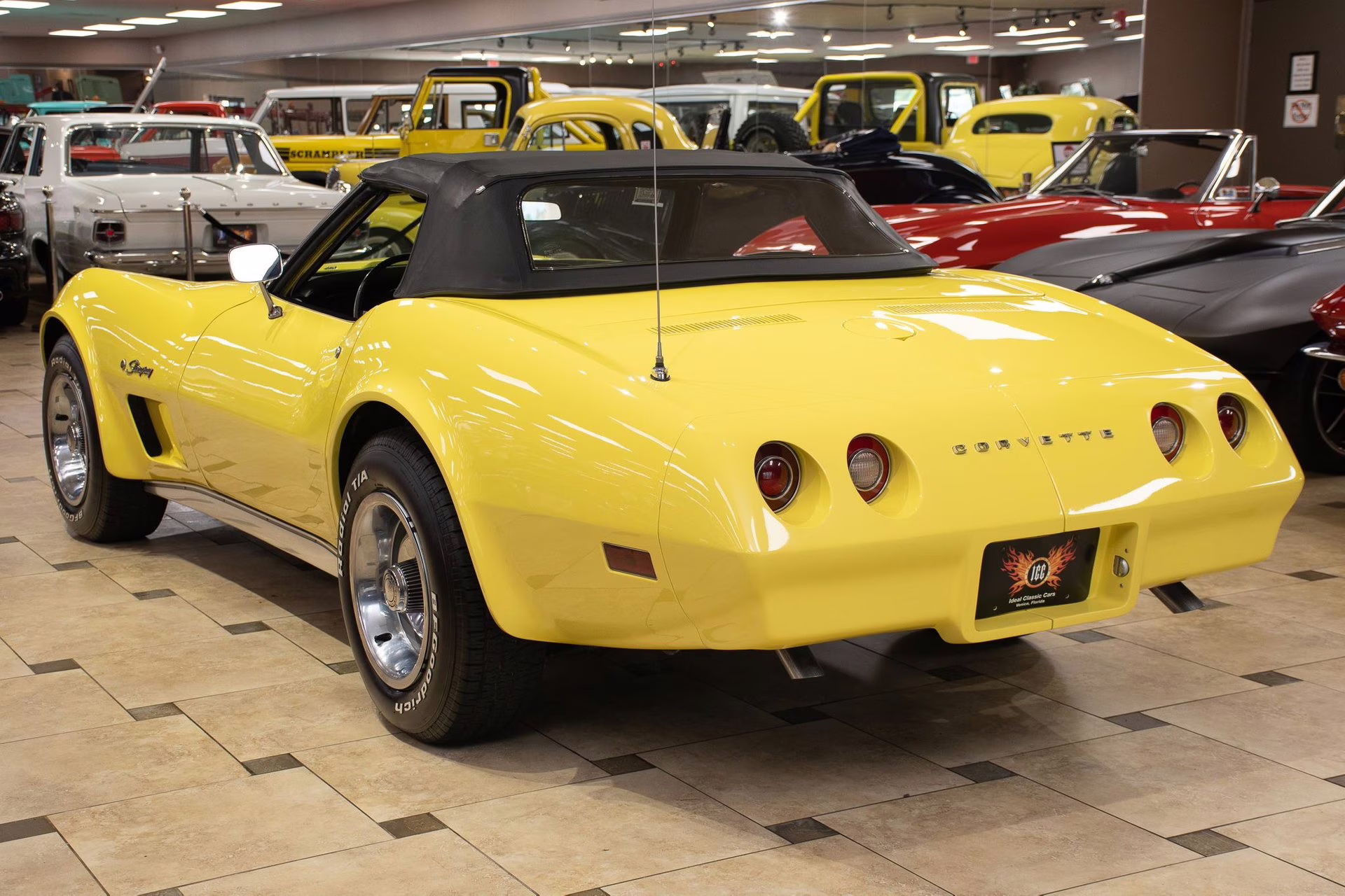 1974 Bright Yellow Chevrolet Corvette