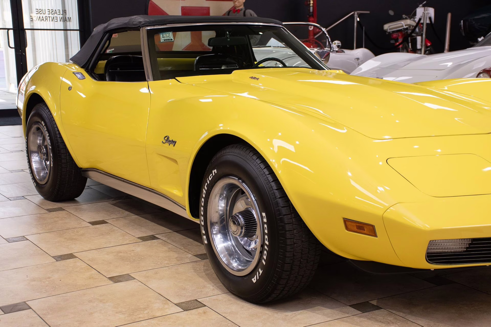 1974 Bright Yellow Chevrolet Corvette