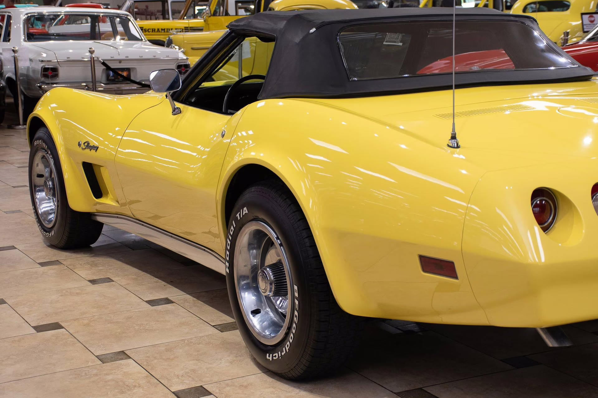 1974 Bright Yellow Chevrolet Corvette
