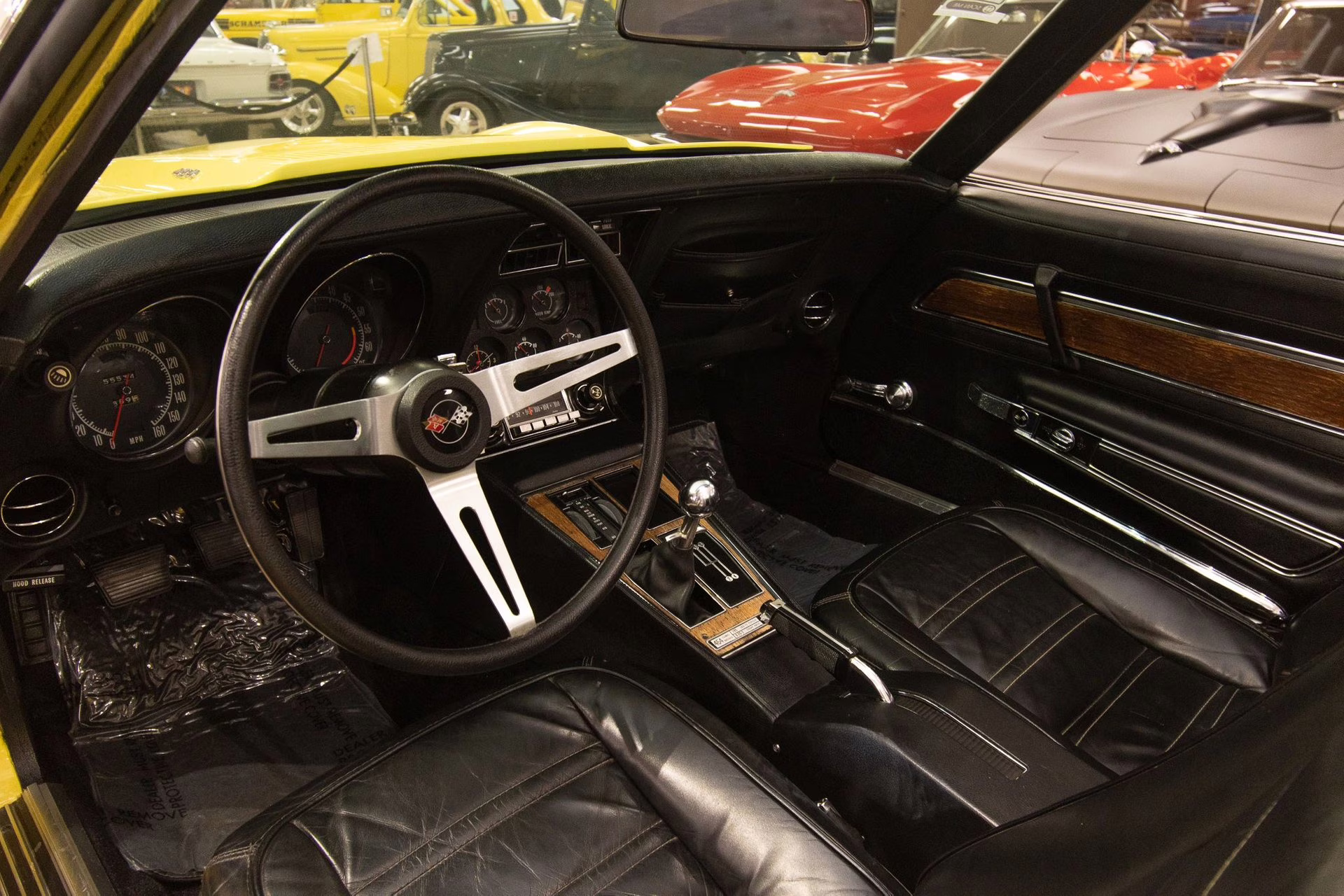 1974 Bright Yellow Chevrolet Corvette