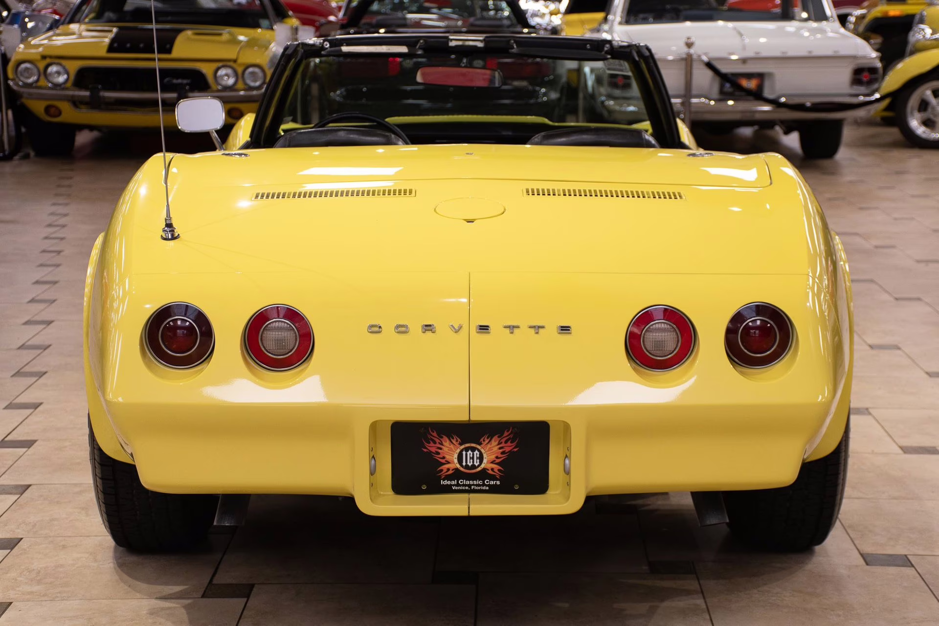 1974 Bright Yellow Chevrolet Corvette