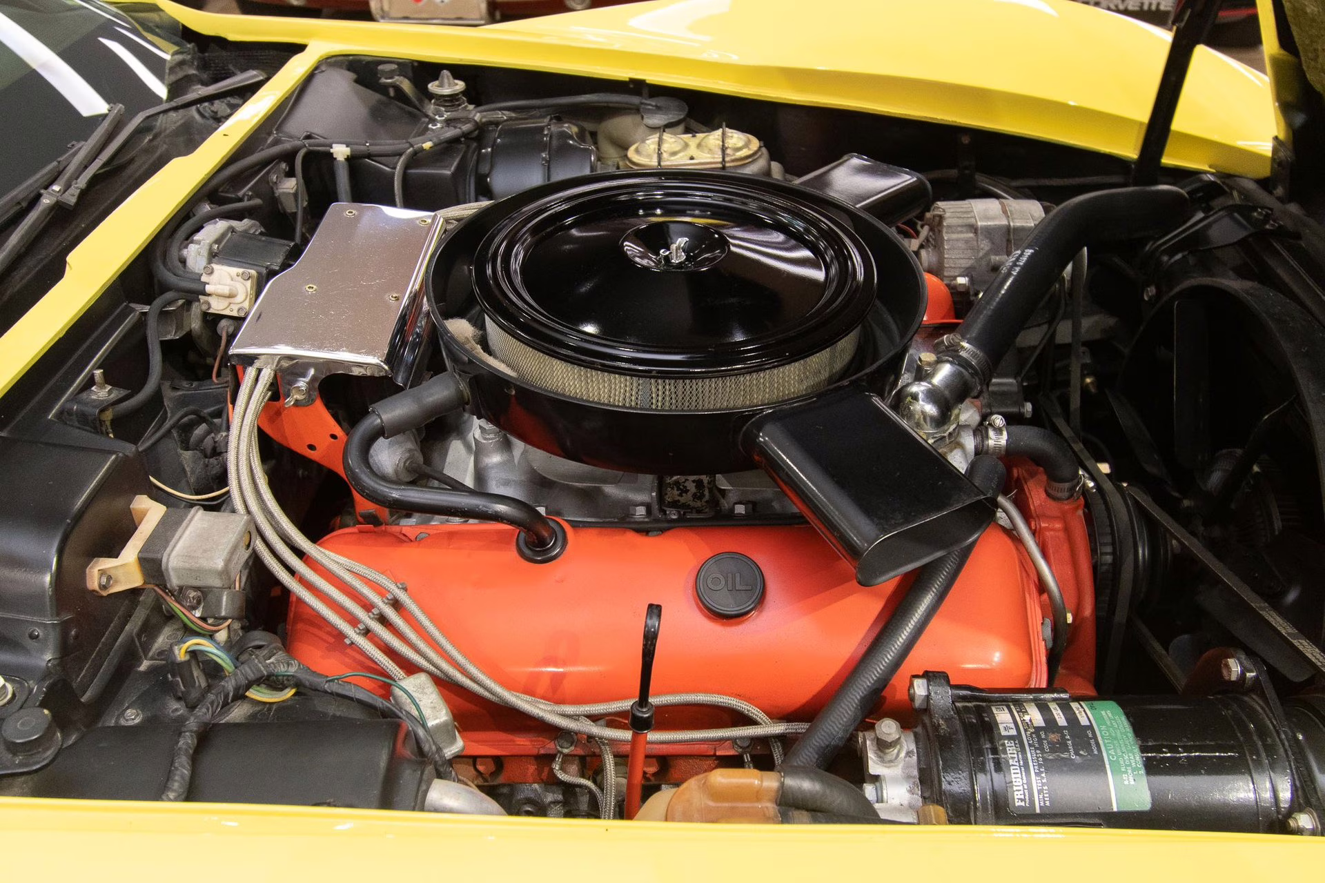 1974 Bright Yellow Chevrolet Corvette
