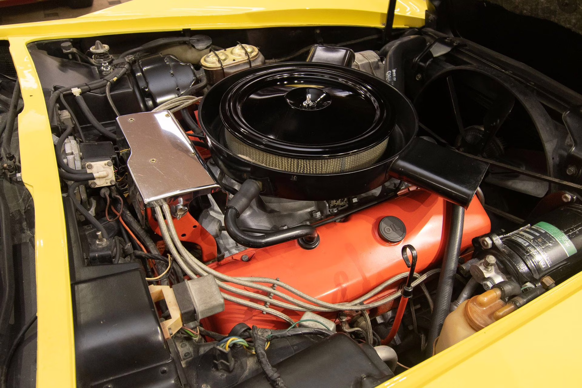 1974 Bright Yellow Chevrolet Corvette