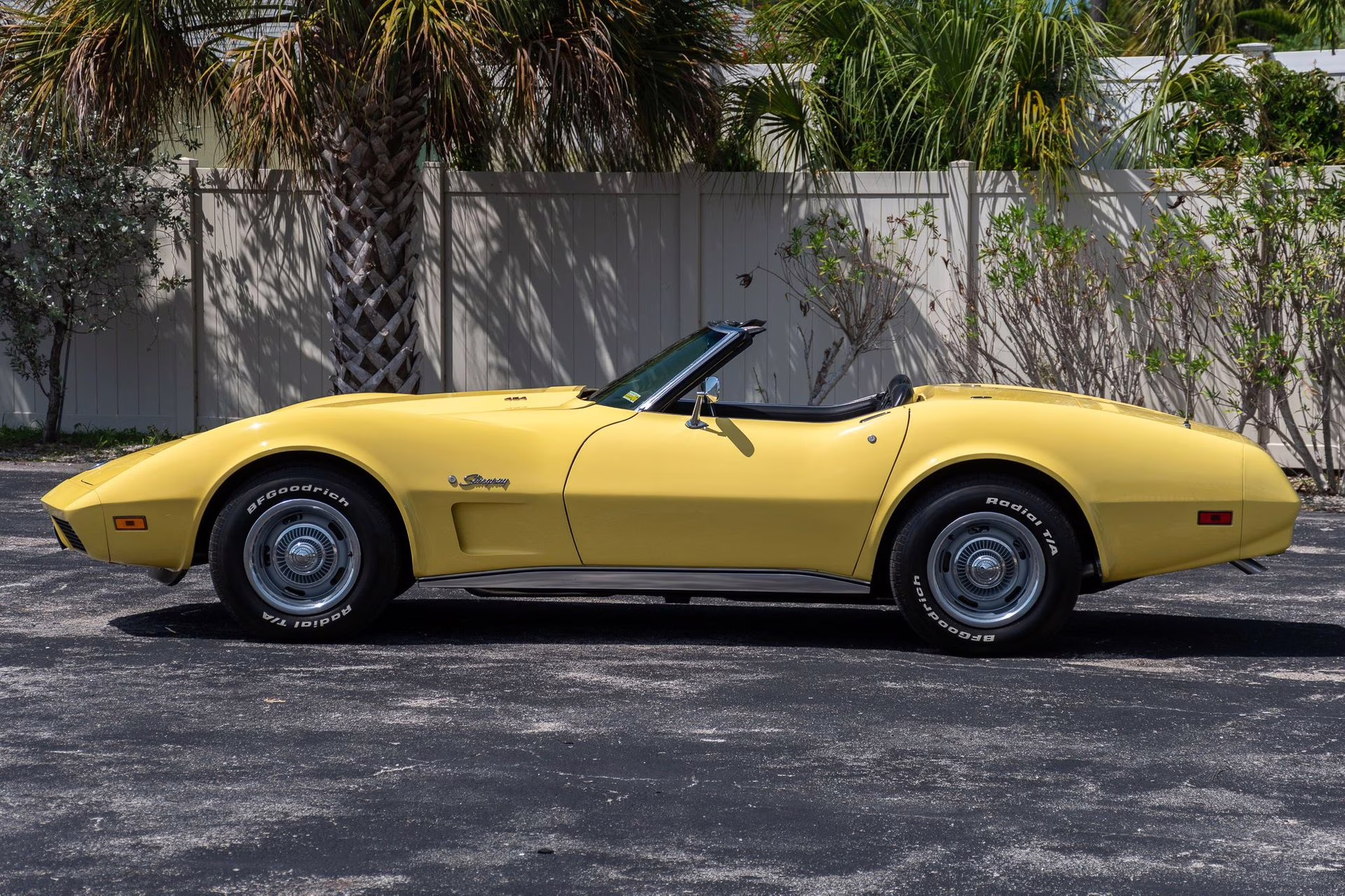 1974 Bright Yellow Chevrolet Corvette