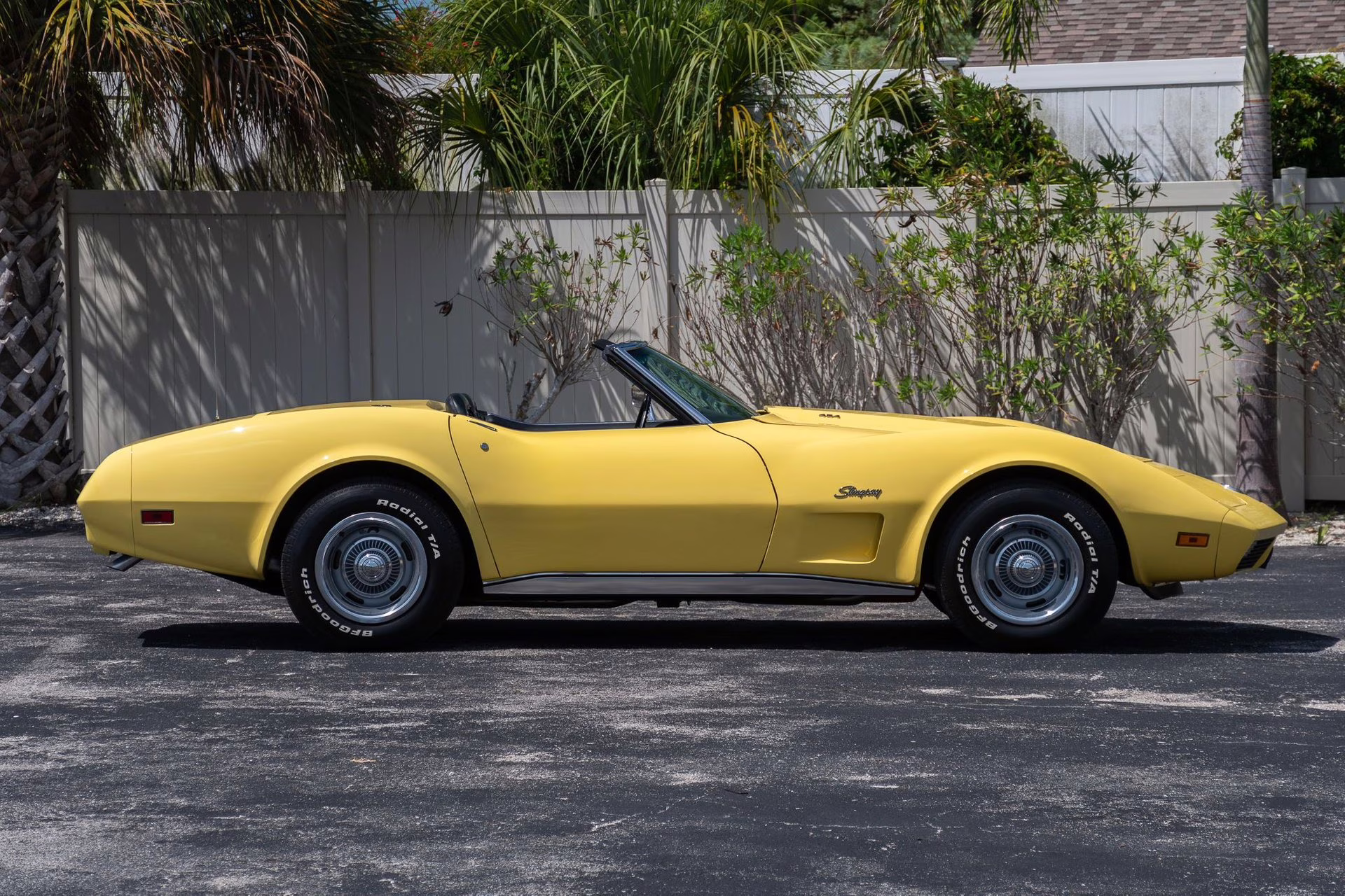 1974 Bright Yellow Chevrolet Corvette