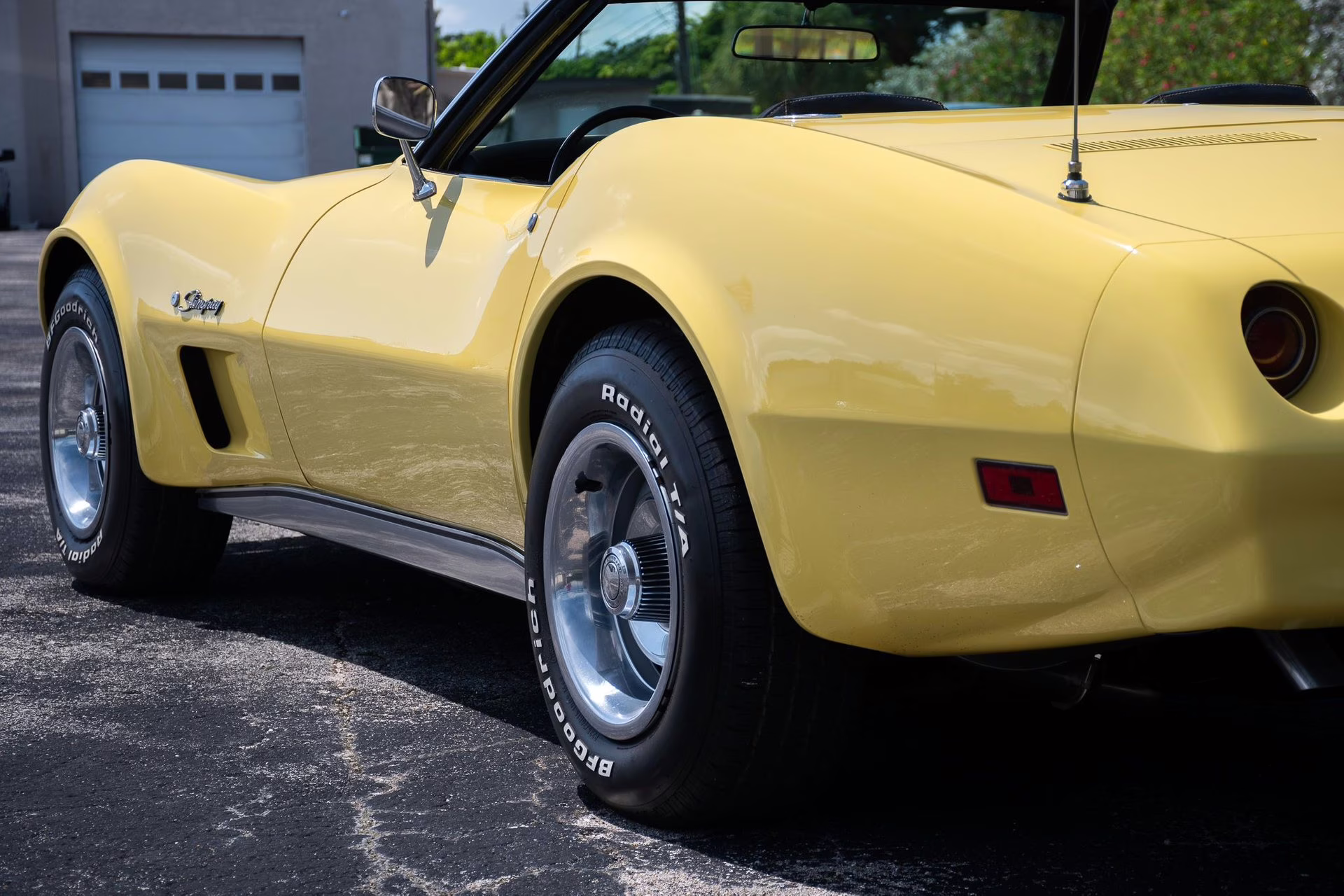 1974 Bright Yellow Chevrolet Corvette