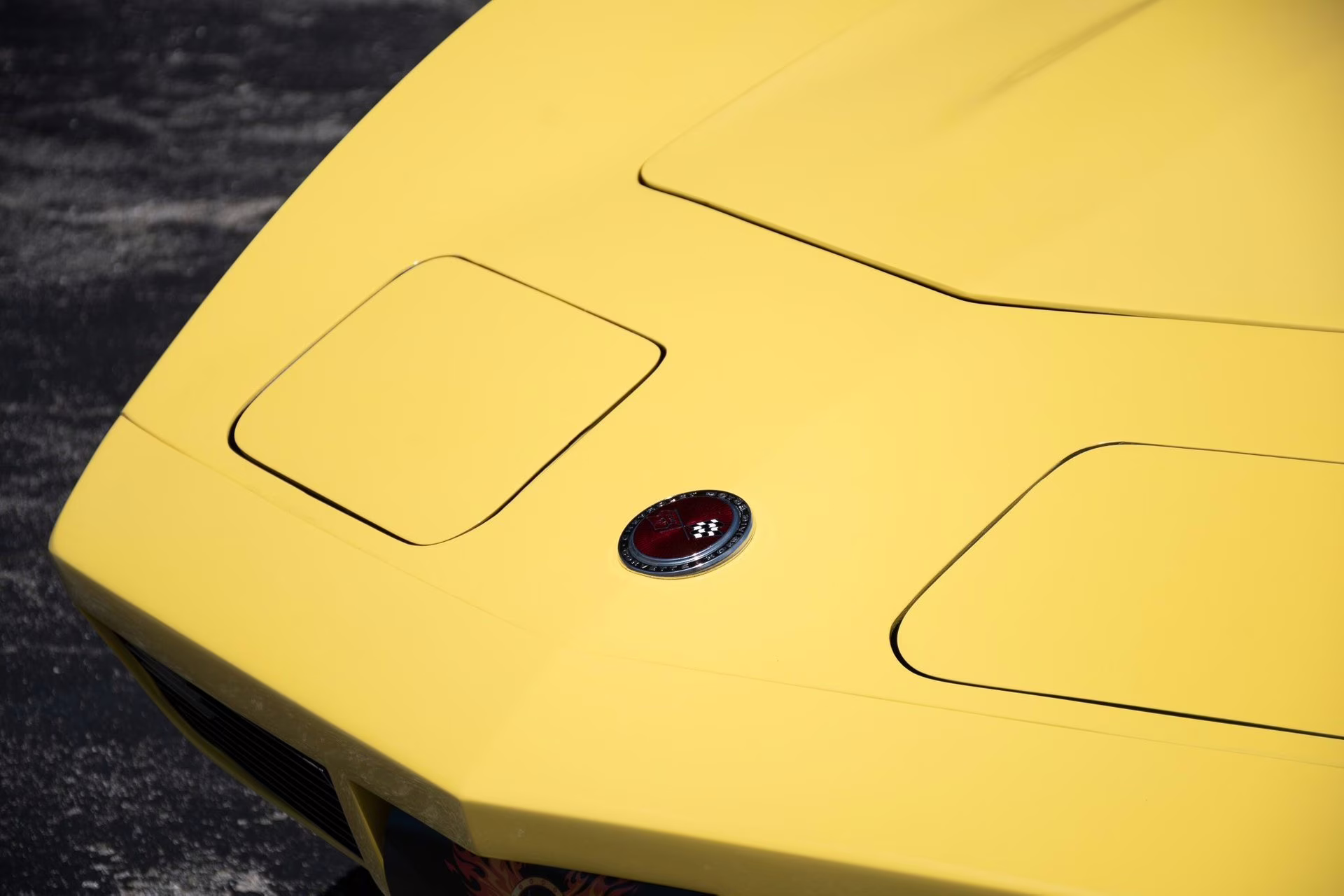 1974 Bright Yellow Chevrolet Corvette