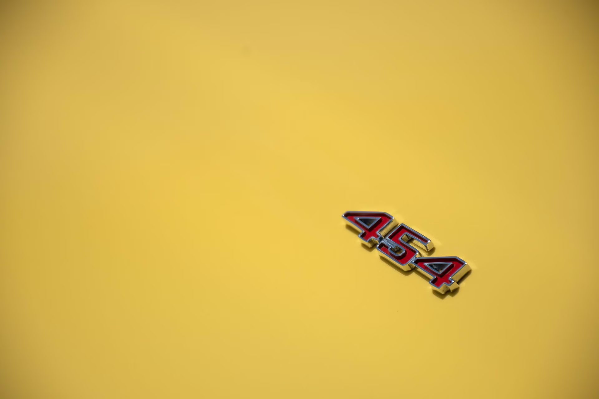 1974 Bright Yellow Chevrolet Corvette