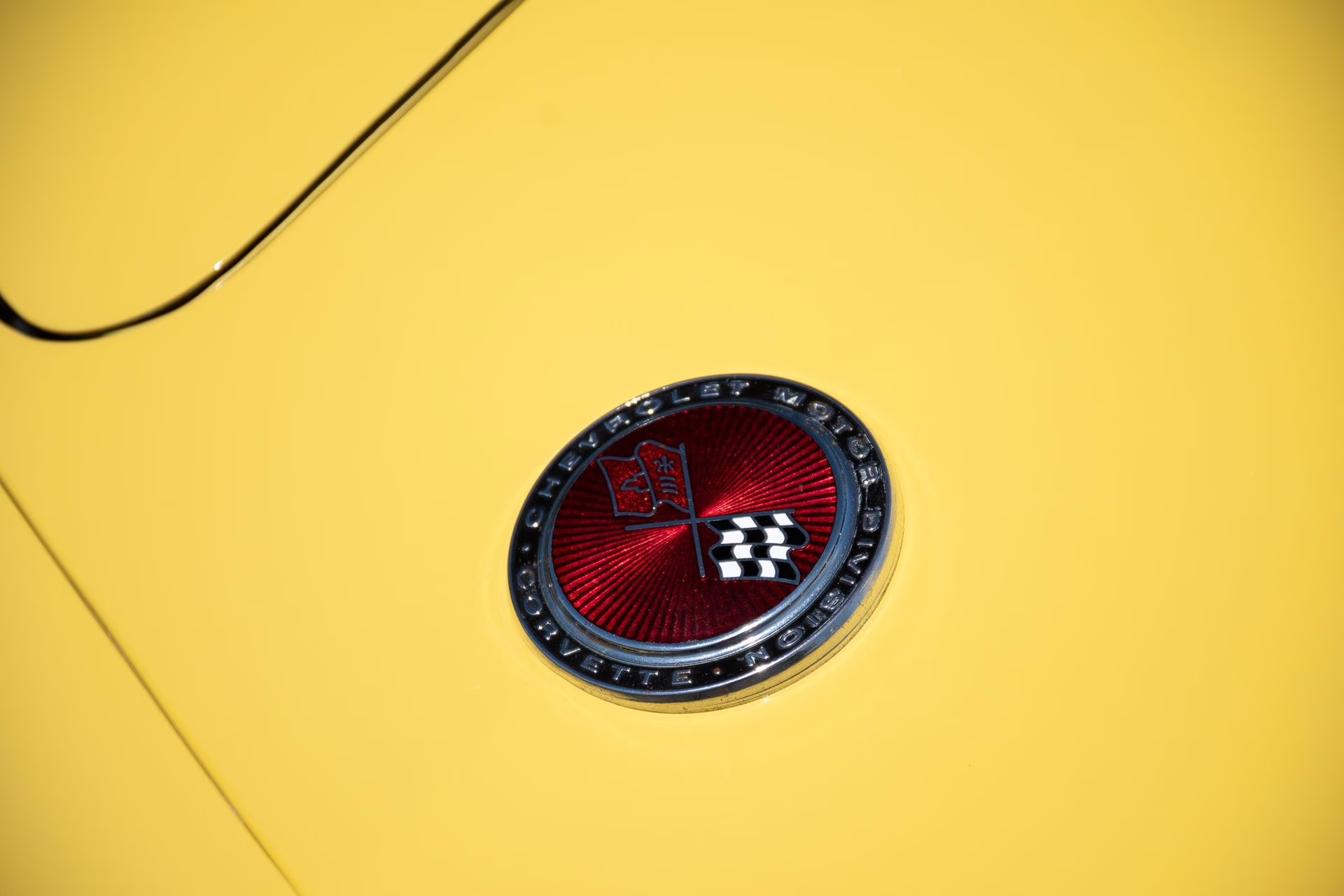 1974 Bright Yellow Chevrolet Corvette