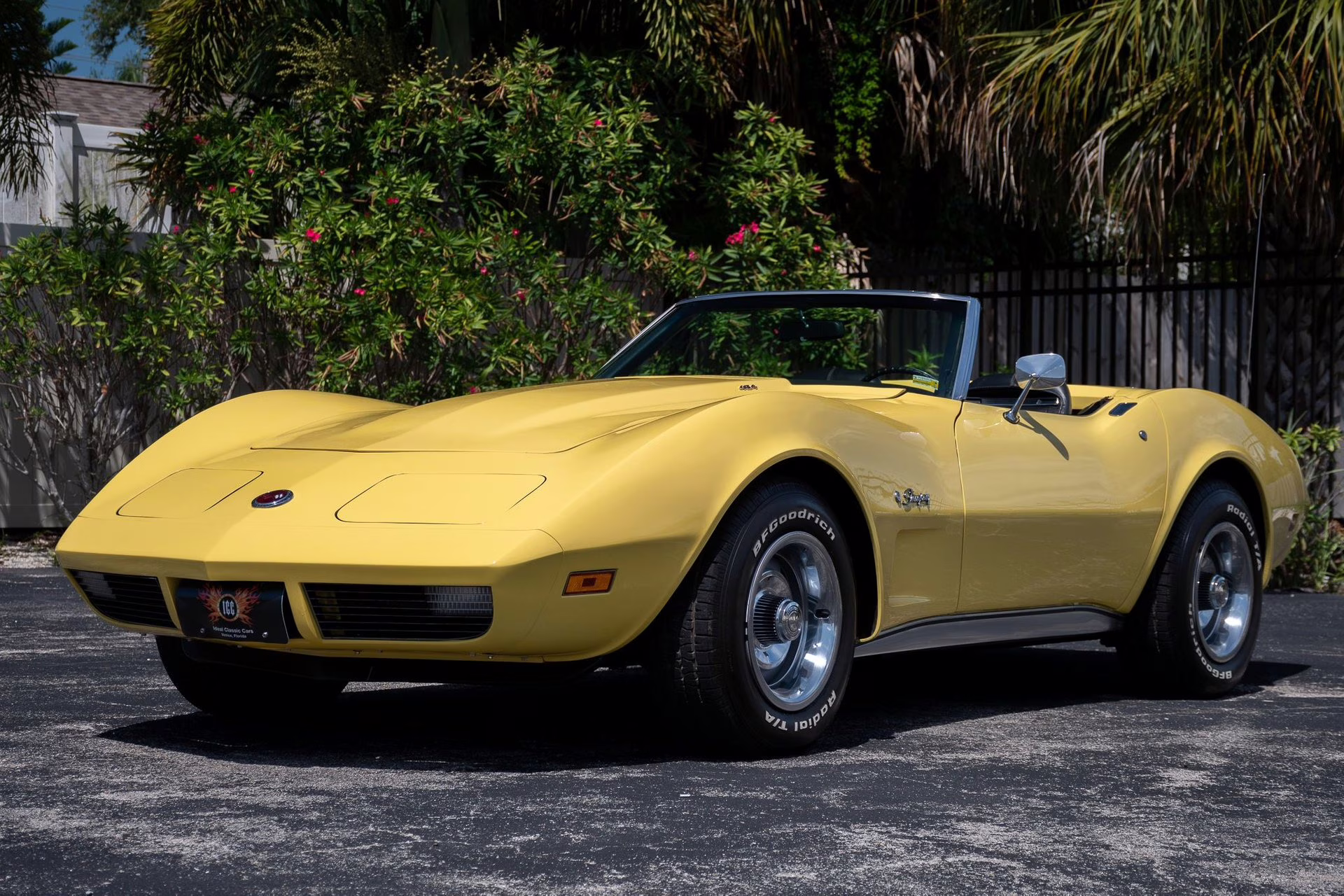 1974 Bright Yellow Chevrolet Corvette