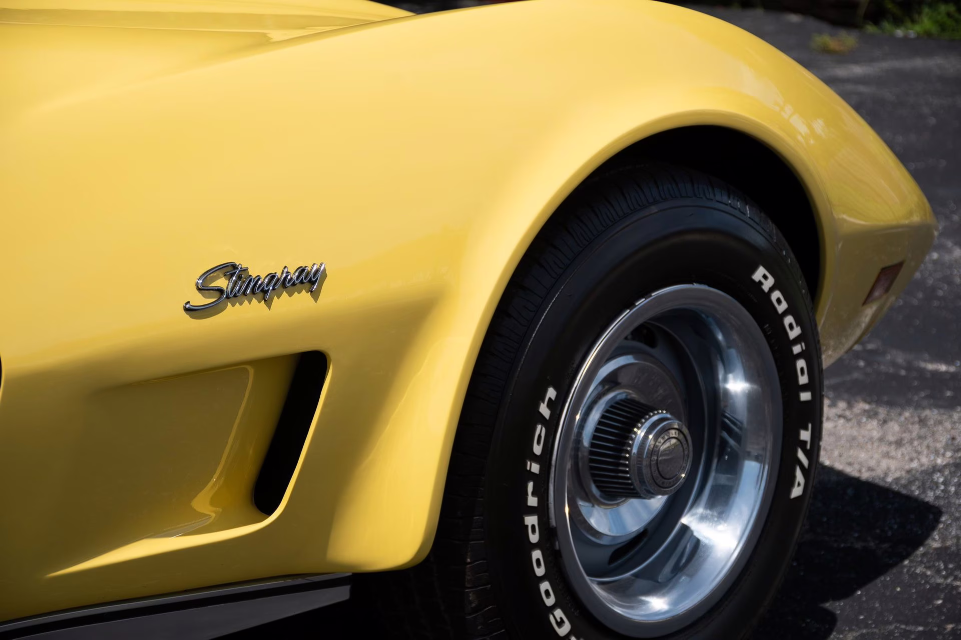 1974 Bright Yellow Chevrolet Corvette