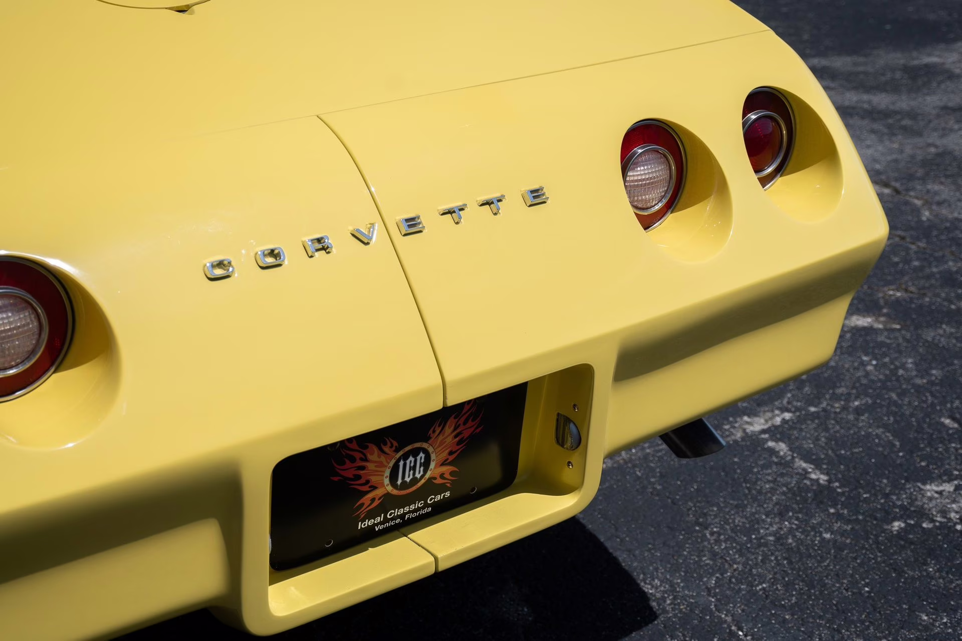 1974 Bright Yellow Chevrolet Corvette