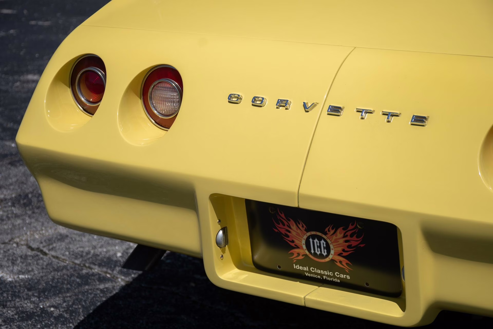 1974 Bright Yellow Chevrolet Corvette