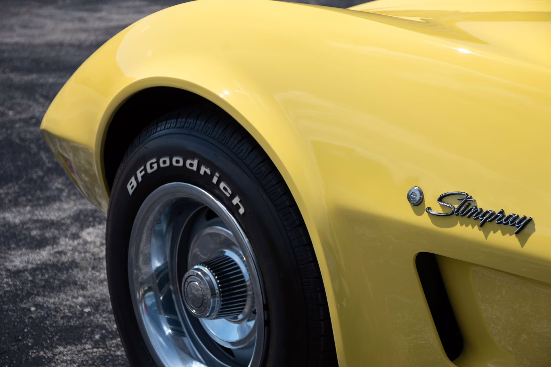 1974 Bright Yellow Chevrolet Corvette