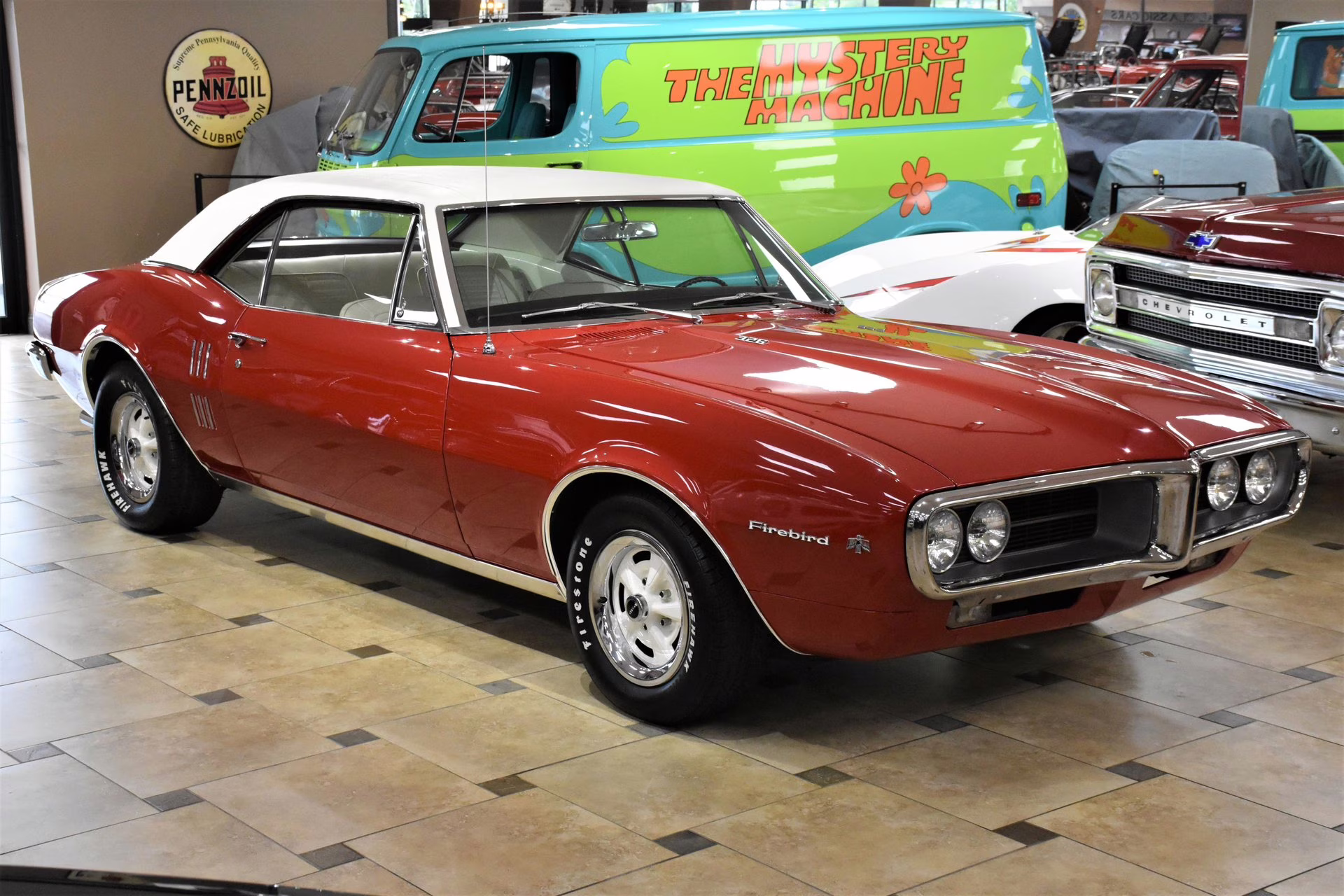 1967 Regimental Red Pontiac Firebird