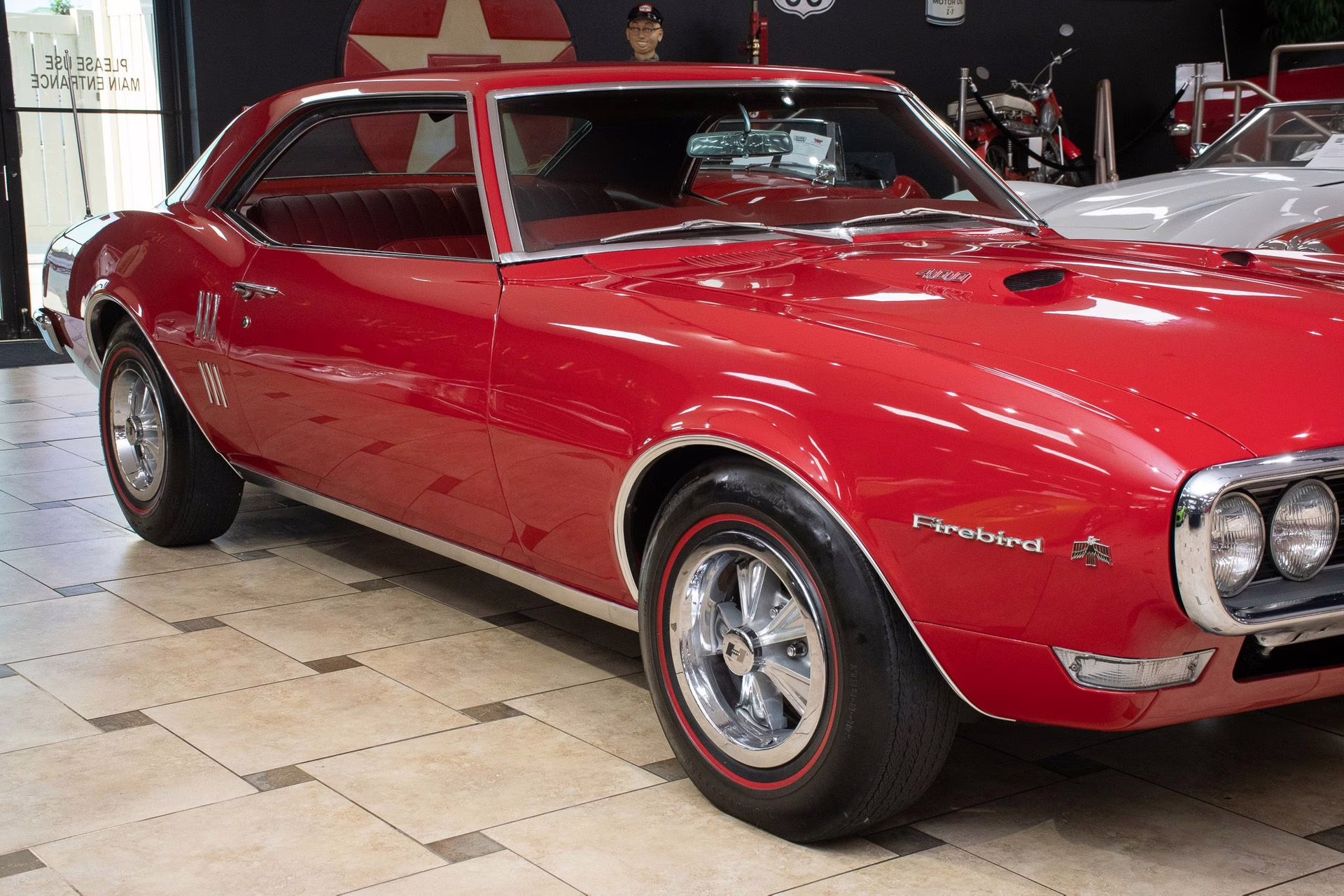 1968 Solar Red Pontiac Firebird