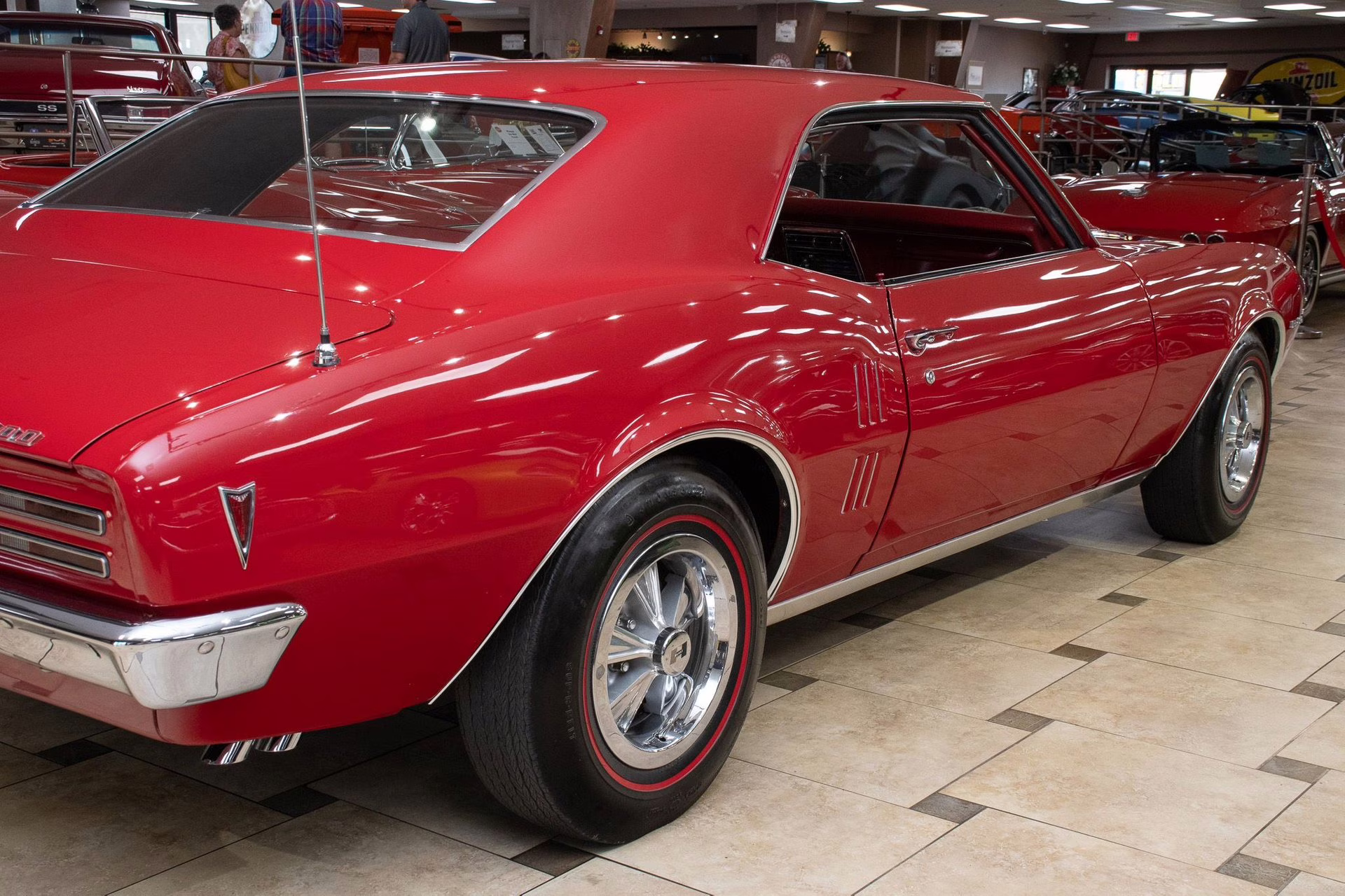 1968 Solar Red Pontiac Firebird