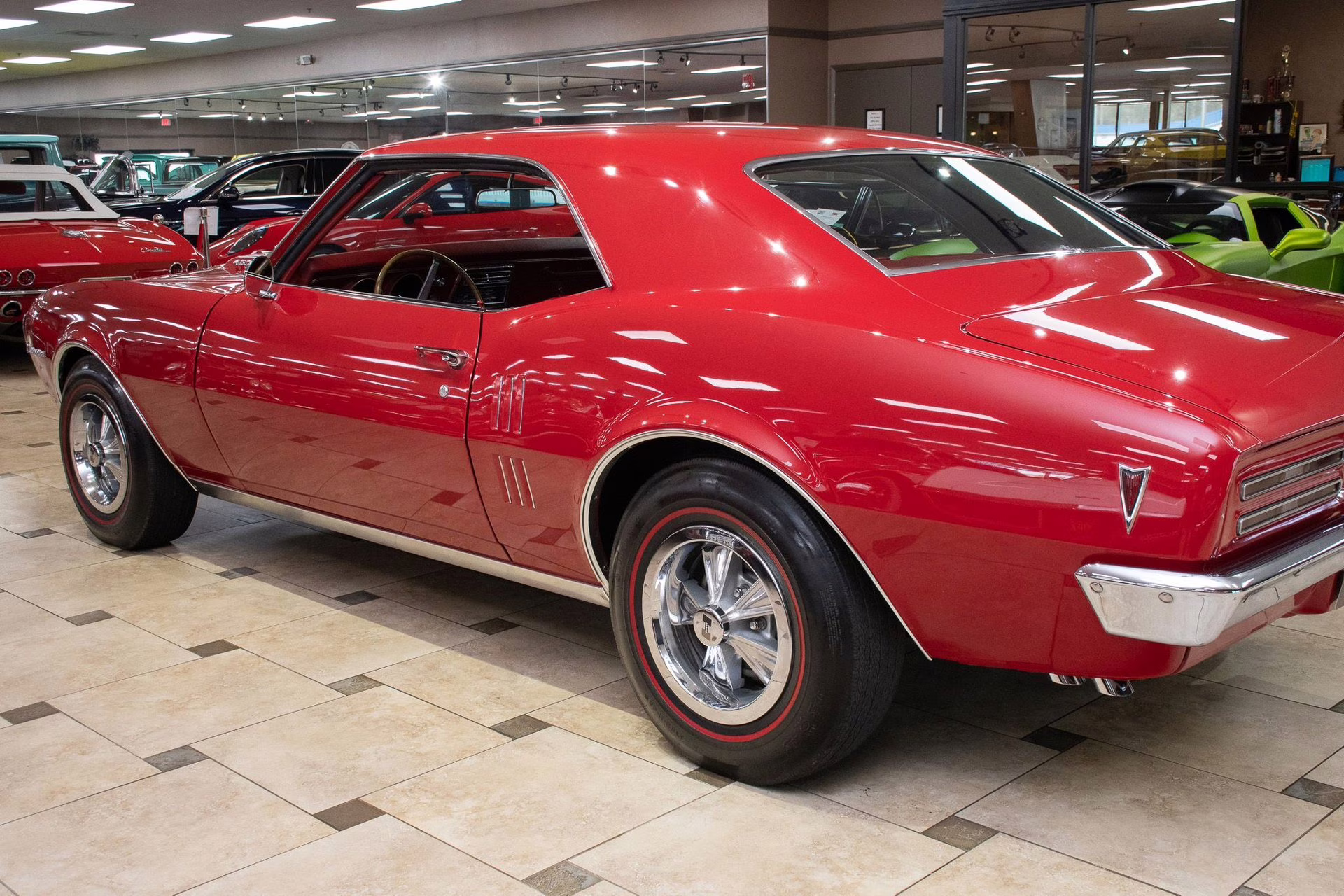 1968 Solar Red Pontiac Firebird
