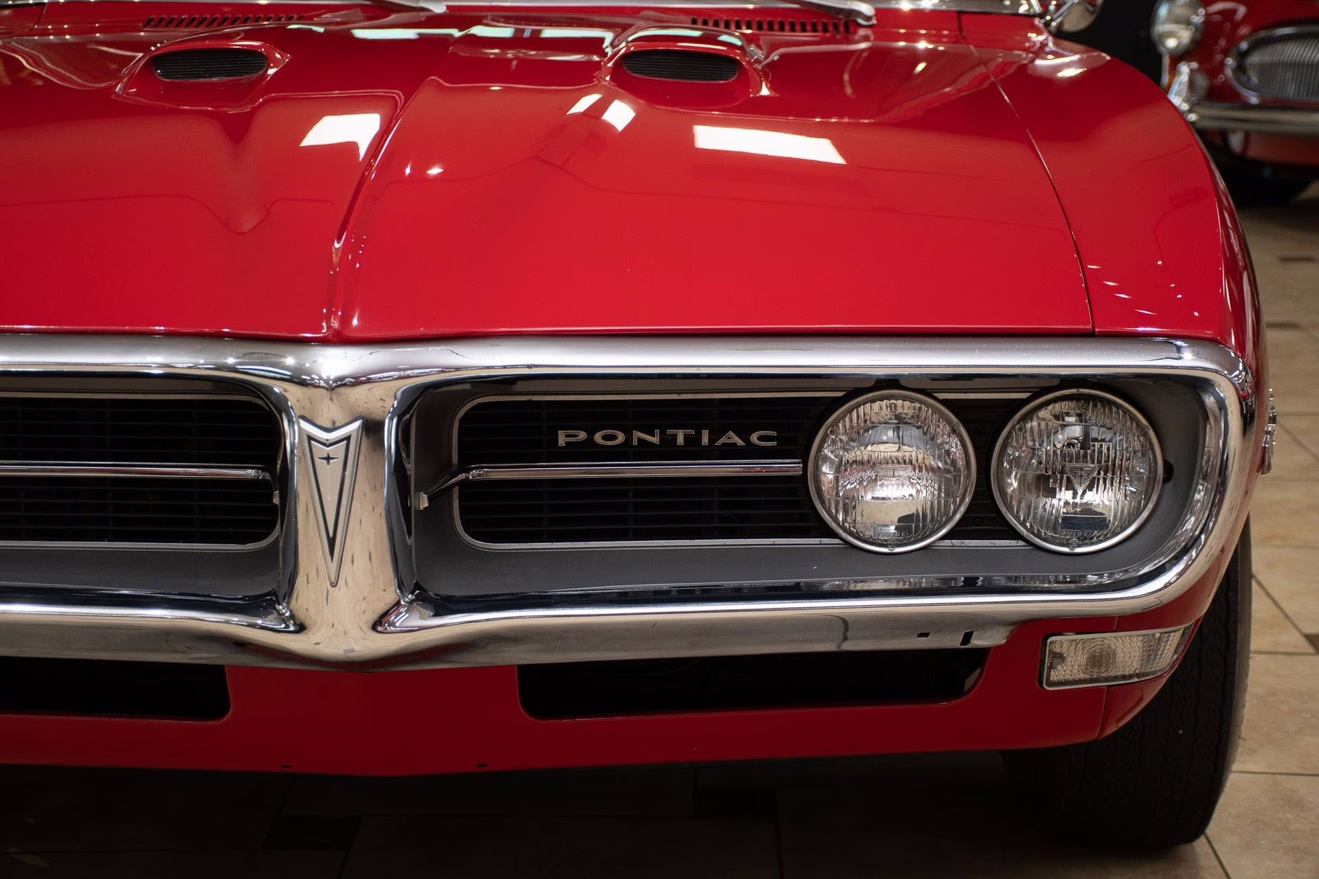 1968 Solar Red Pontiac Firebird