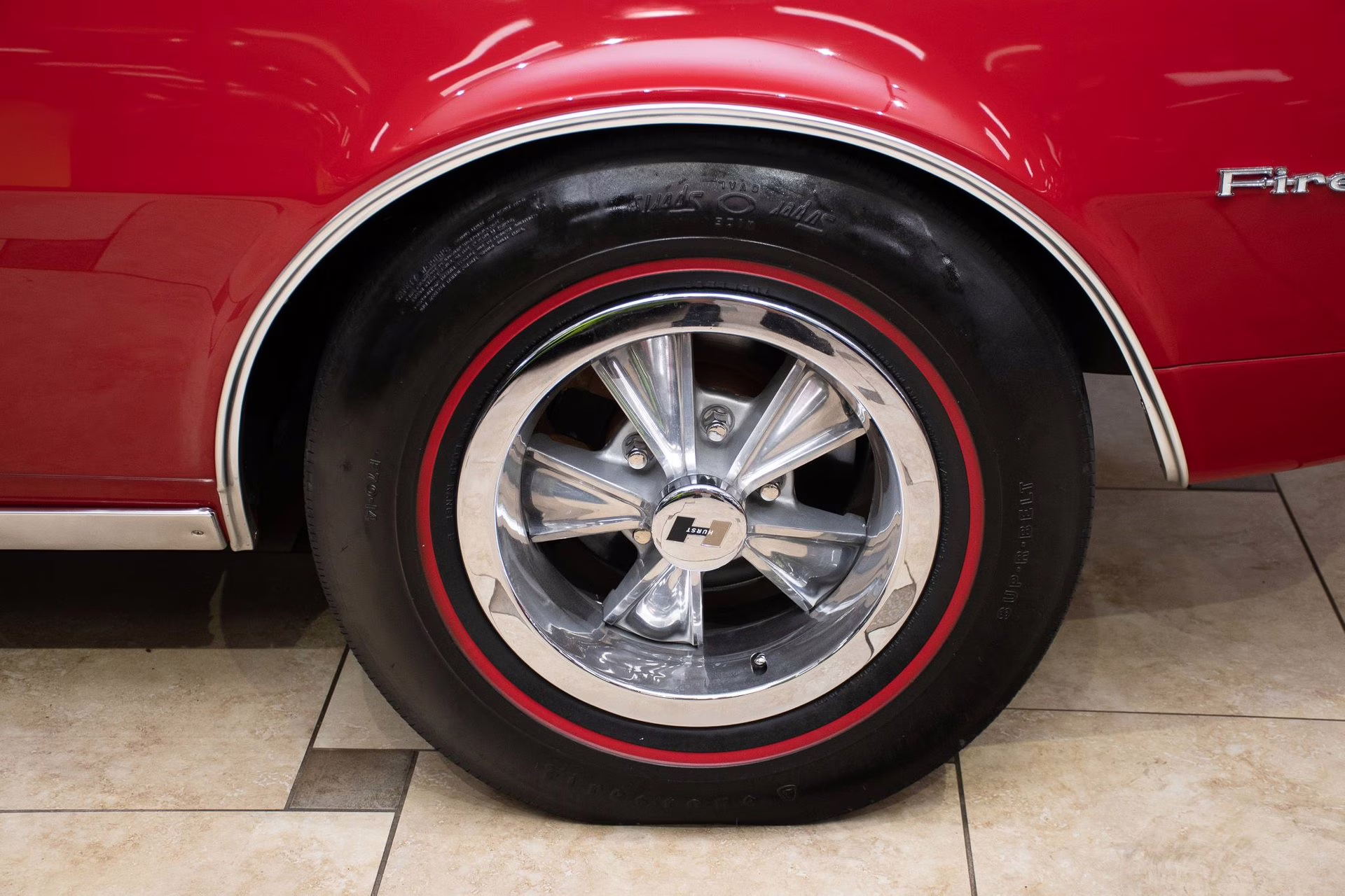 1968 Solar Red Pontiac Firebird