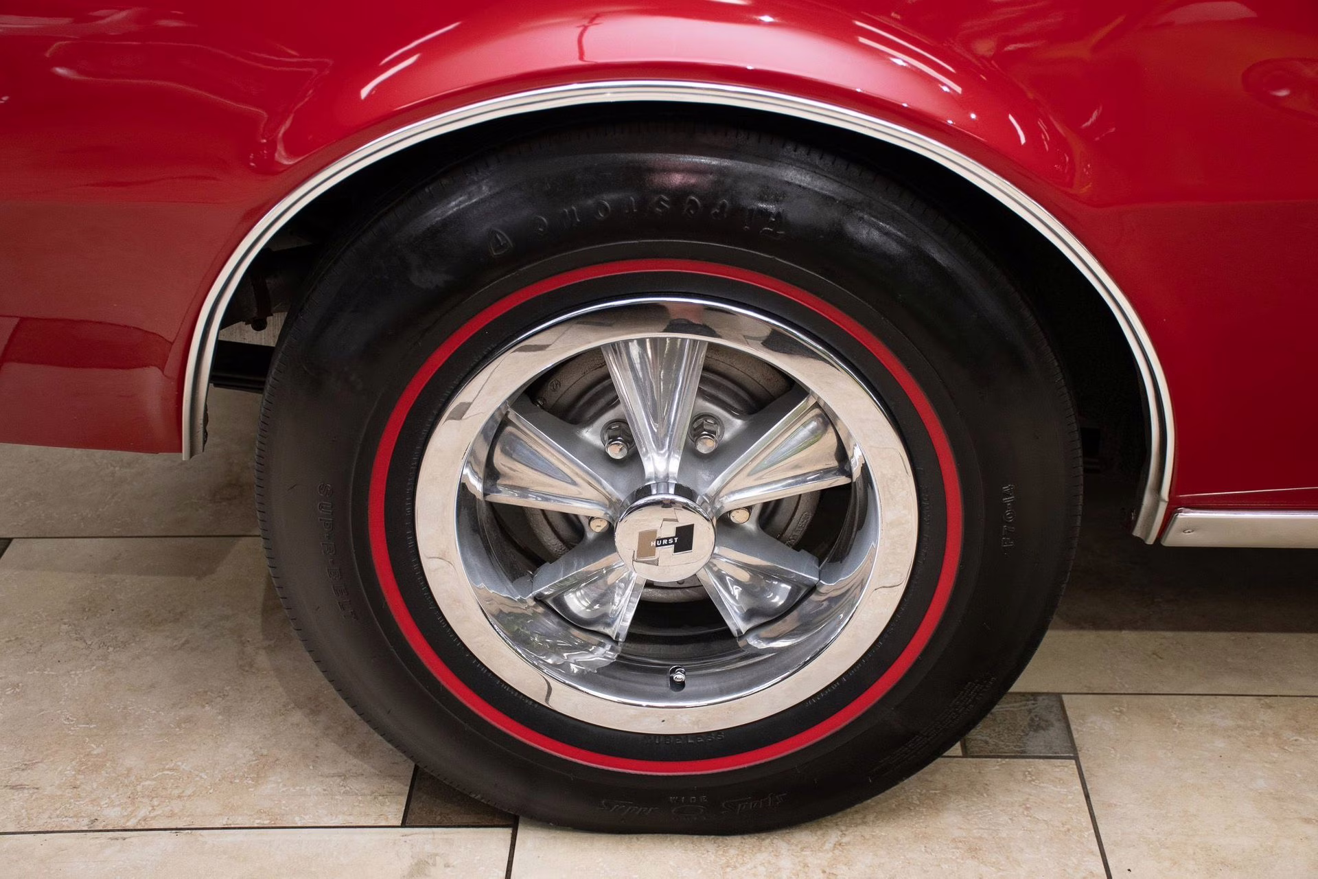1968 Solar Red Pontiac Firebird