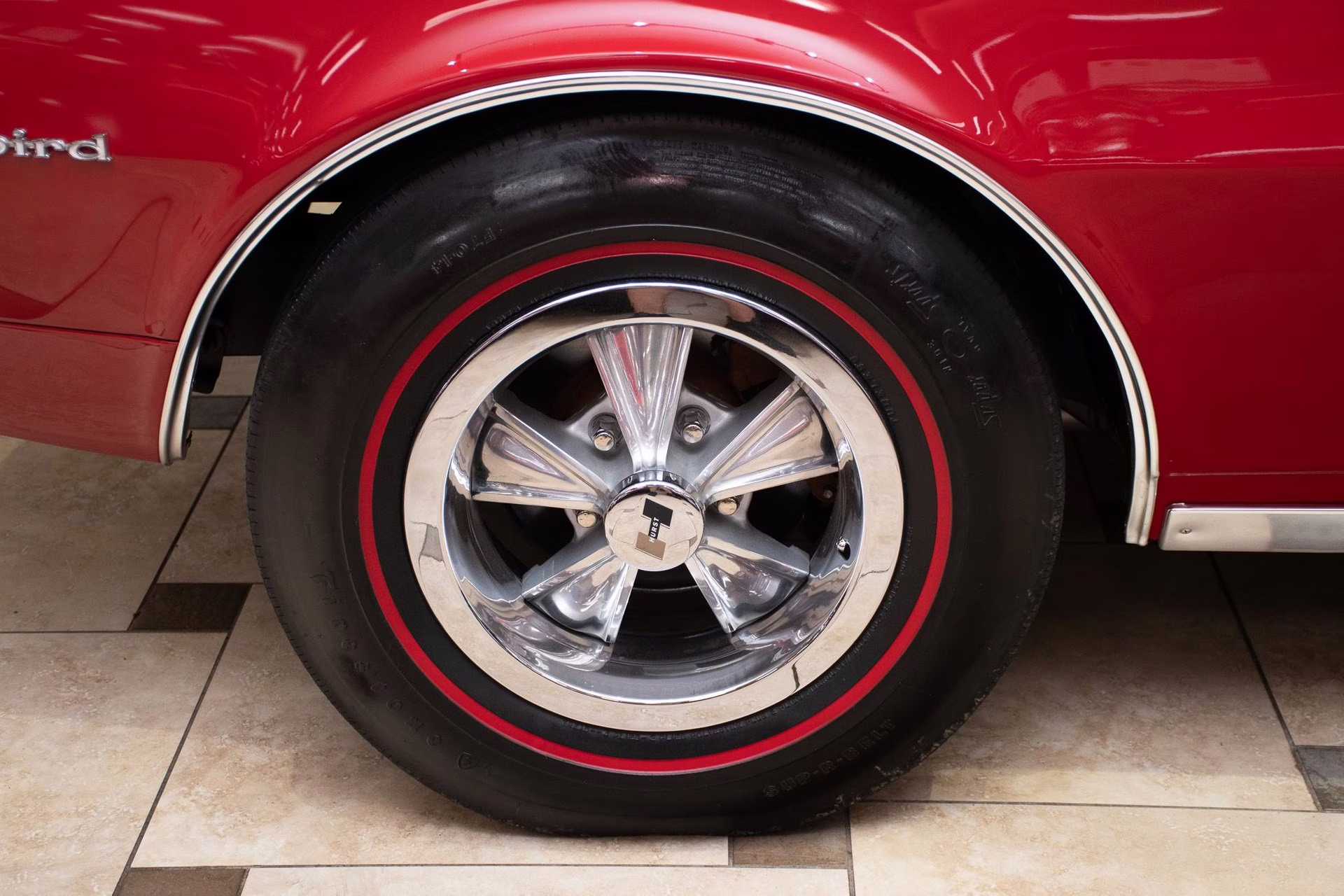1968 Solar Red Pontiac Firebird