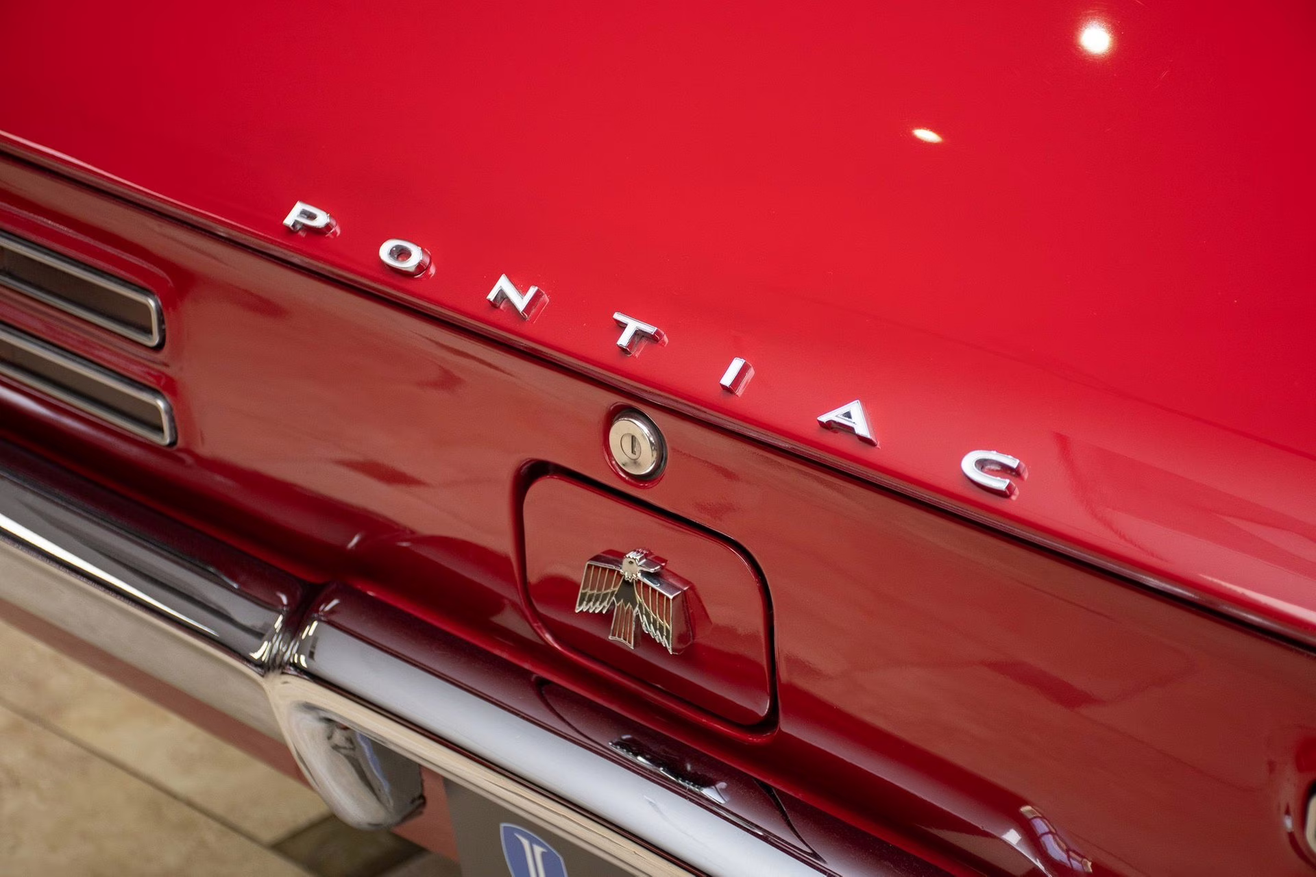 1968 Solar Red Pontiac Firebird