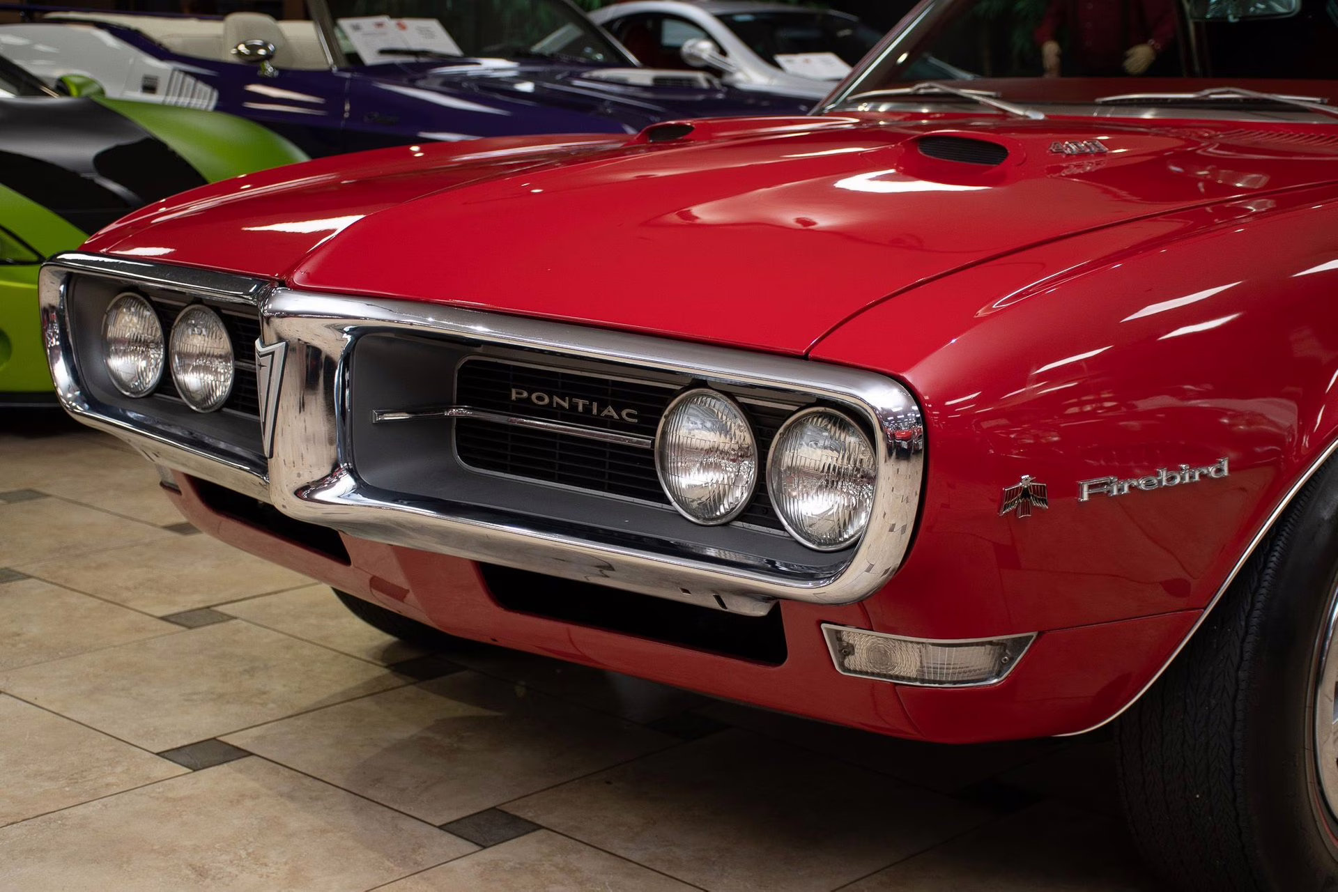 1968 Solar Red Pontiac Firebird