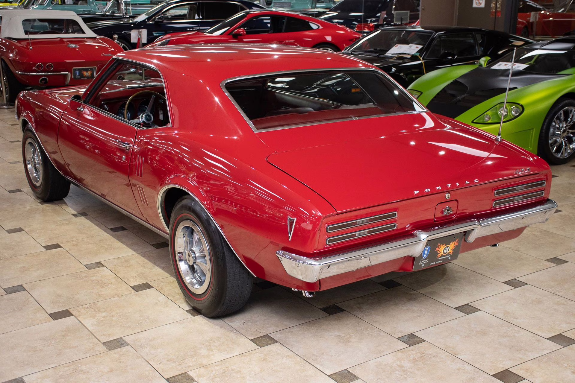 1968 Solar Red Pontiac Firebird