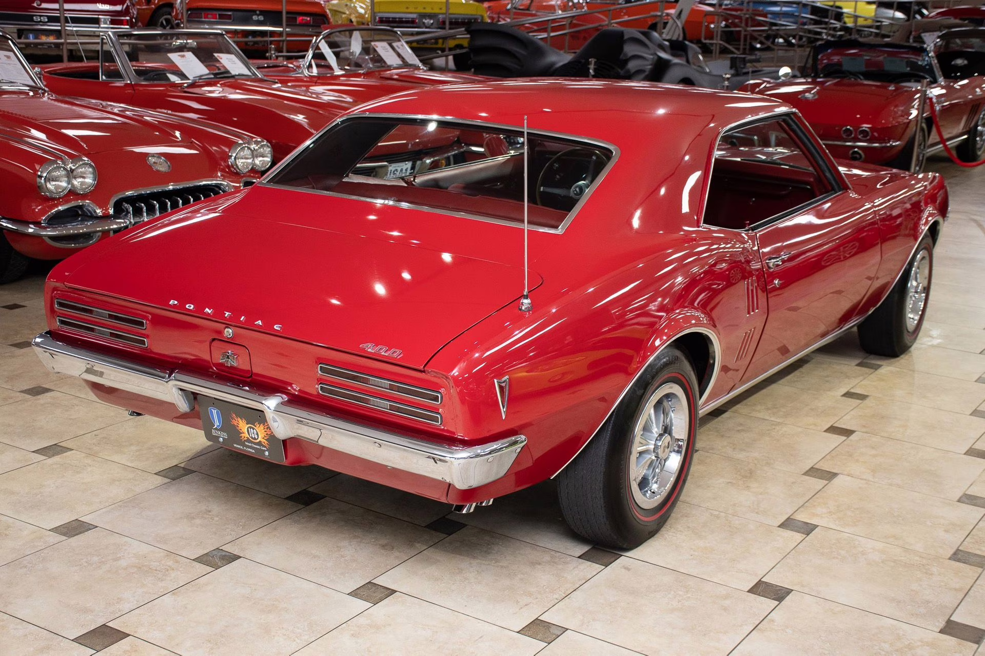 1968 Solar Red Pontiac Firebird