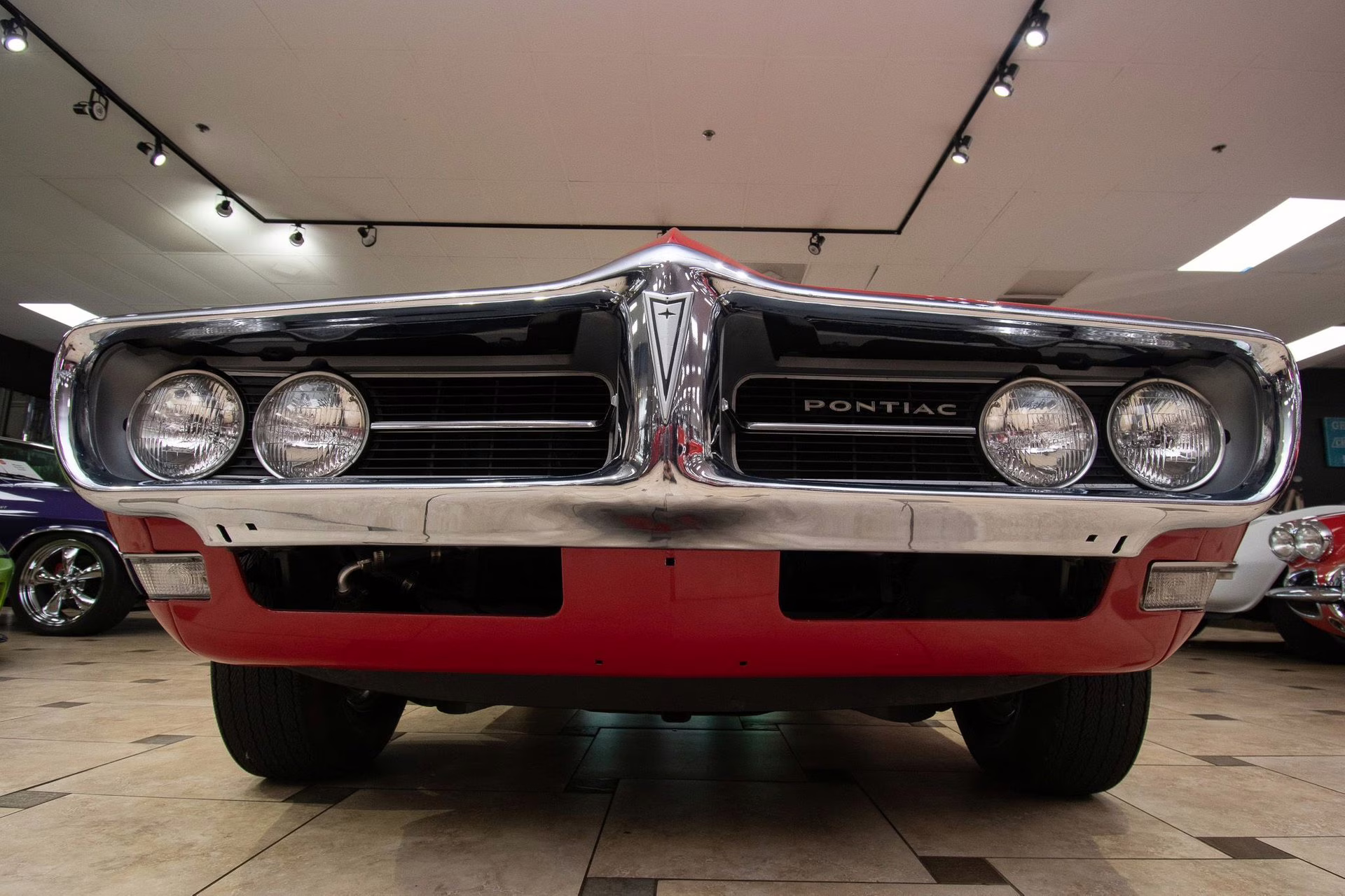 1968 Solar Red Pontiac Firebird