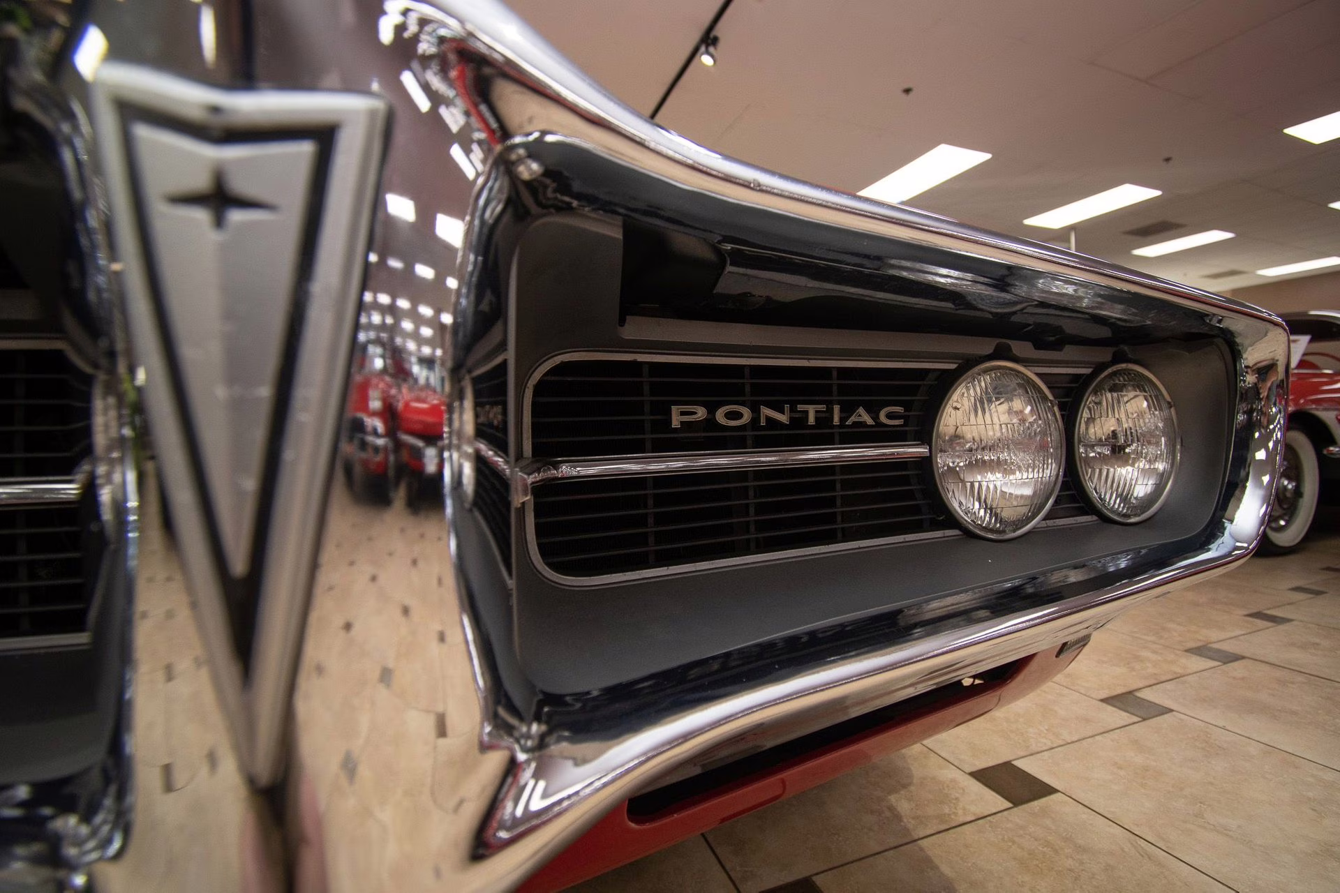 1968 Solar Red Pontiac Firebird